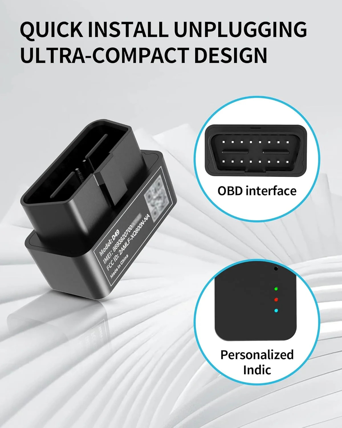 OBD2 GPS Tracker Real Time Vehicle Tracking Device OBD II Car Truck Locator US