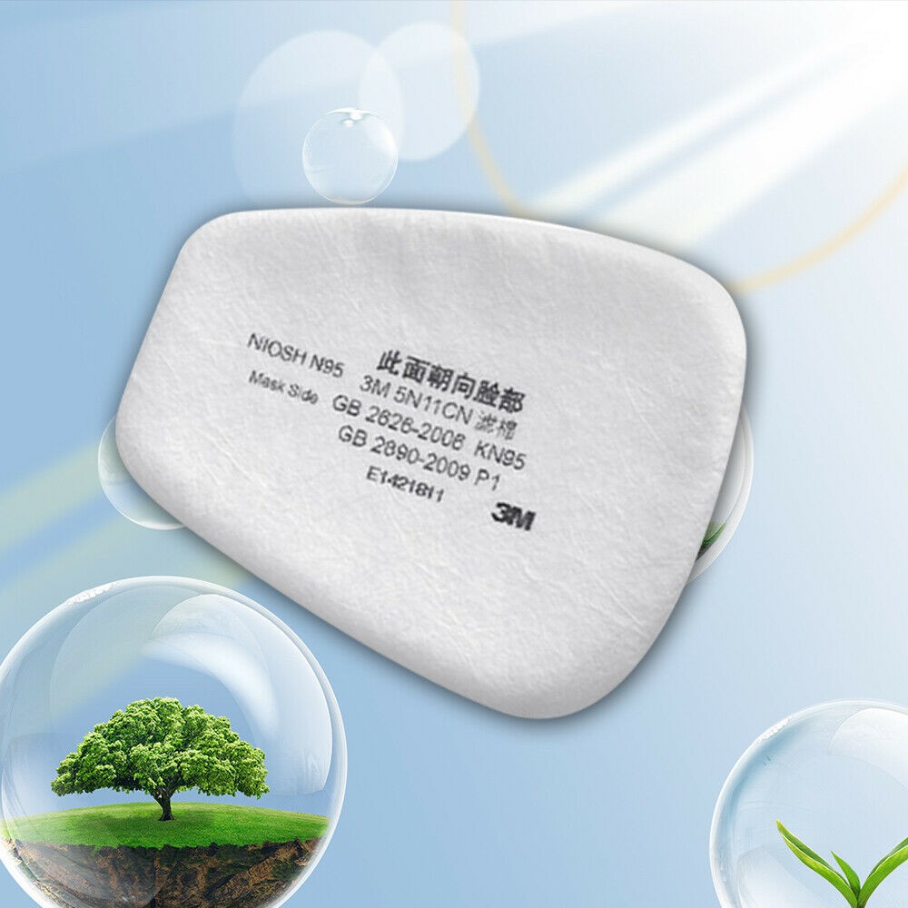5N11 Cotton Filter /Cover Replacement For 6100 6200 6800 7502 Respirator Filters