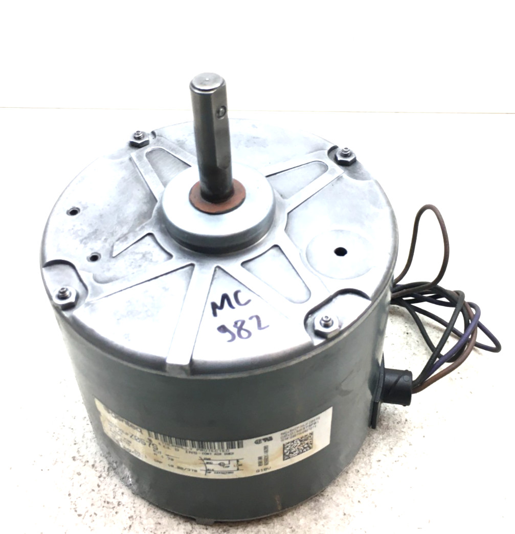 Genteq 5KCP39JFZ057S Condenser Fan Motor D156373P01 1/3HP 200/230V used #MC982