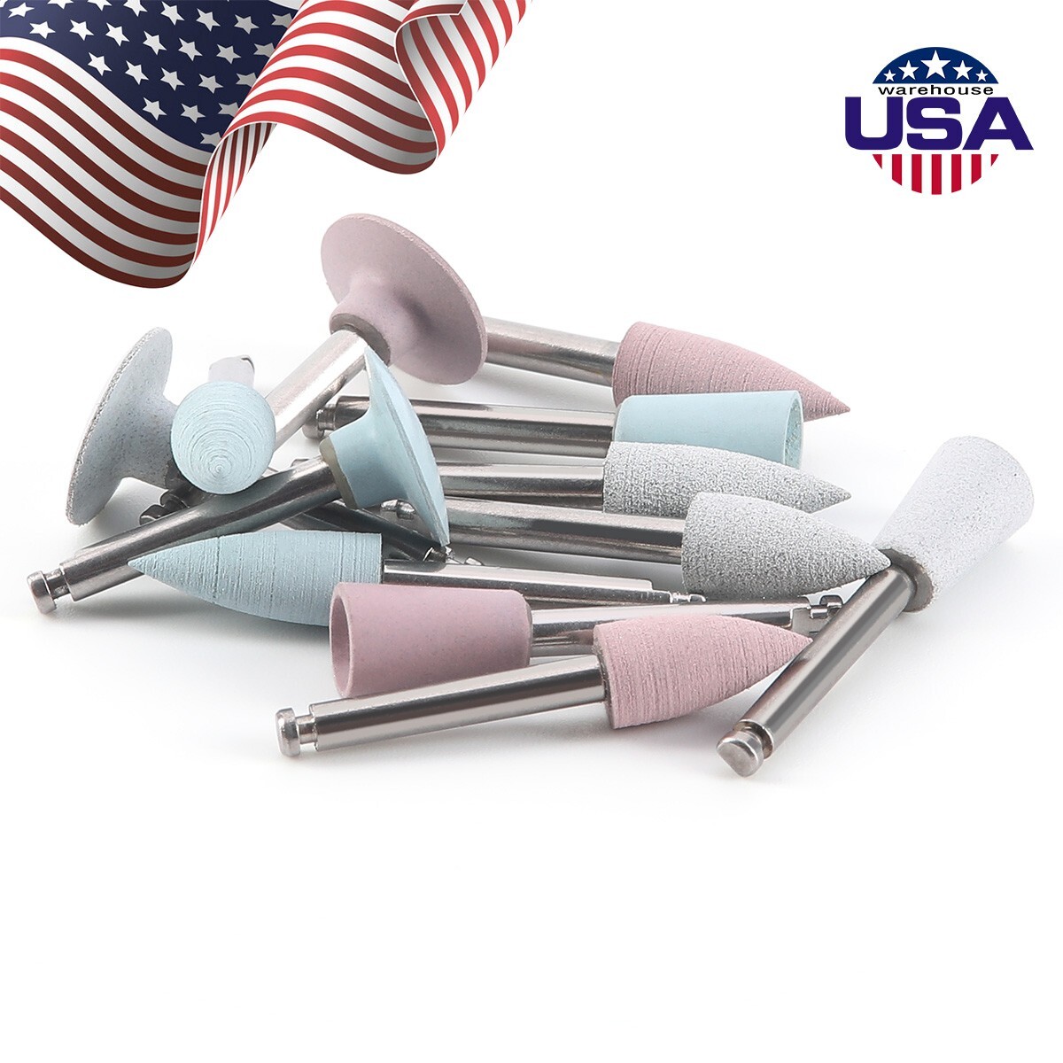 Dental Silicone Polishing Mid-Coarse/Coarse/Fine For Low Speed Handpiece 2.35mm