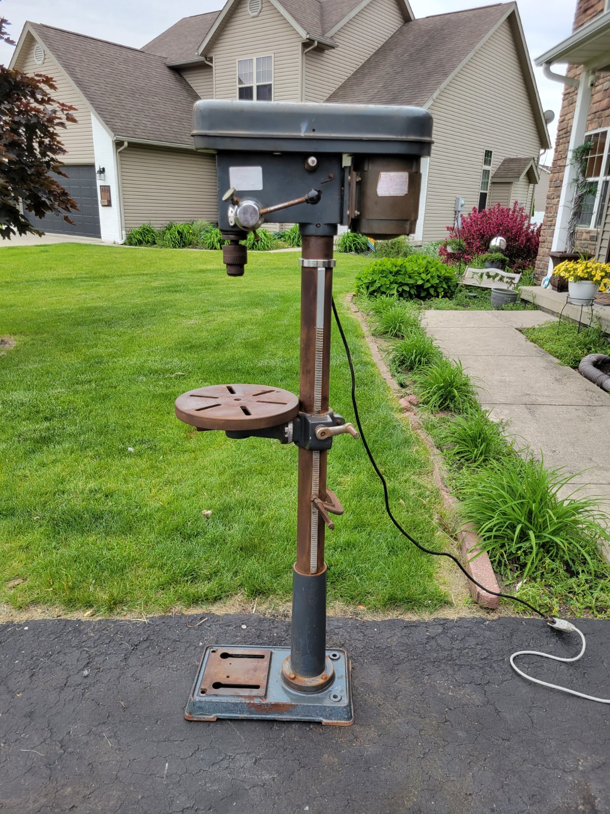Cummins Tool Company 13 Inch Drill Press 5 Speed Single Phase Chicago Works