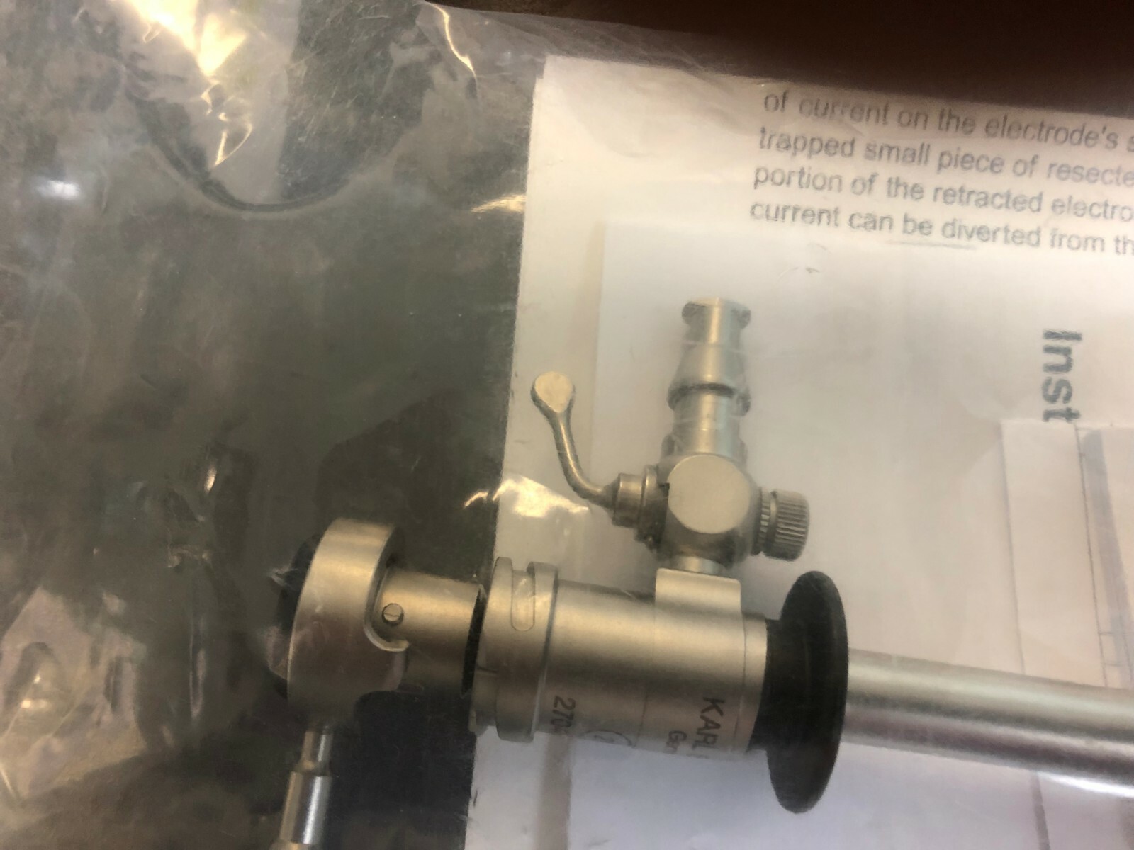 Karl Storz 27040AO 27Fr Resectoscope Sheath With Oblique Beak and 27040OA OBT.