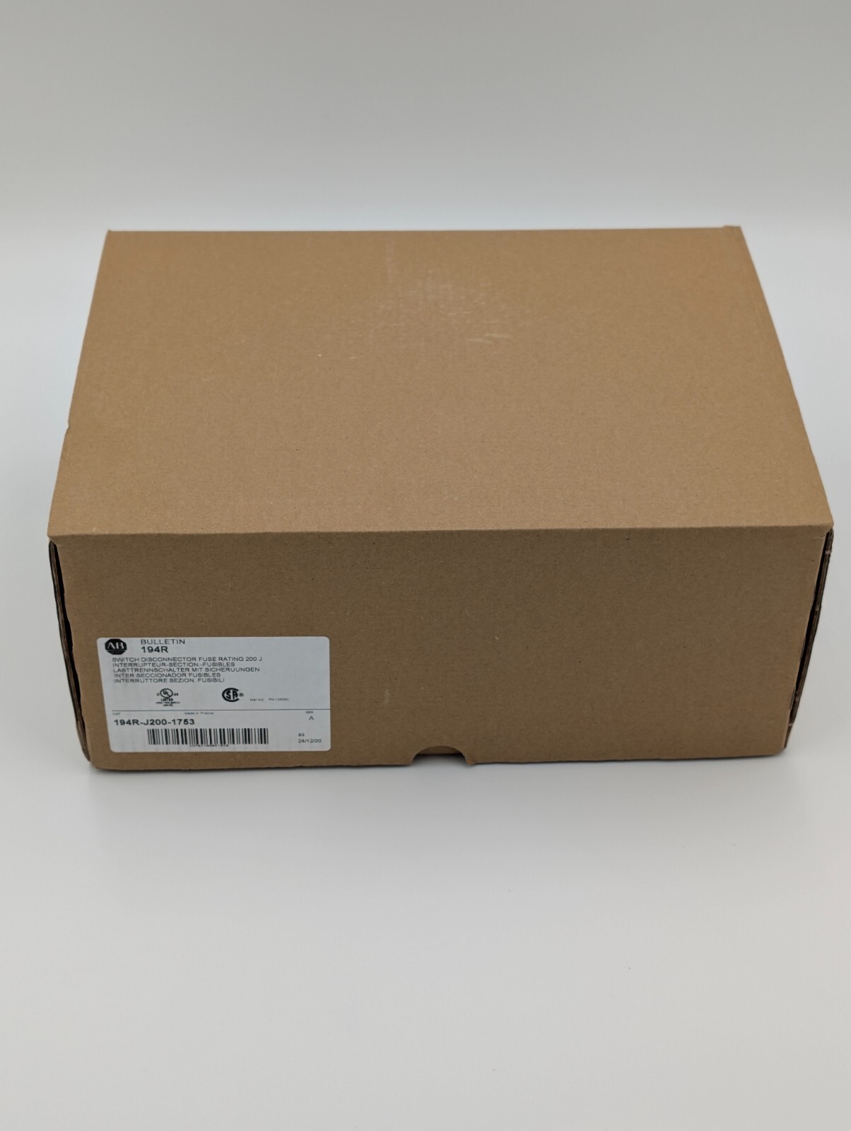 Allen-Bradley 194R-J200-1753 SER A, Switch Disconnector Fuse- In Stock US 1 PC