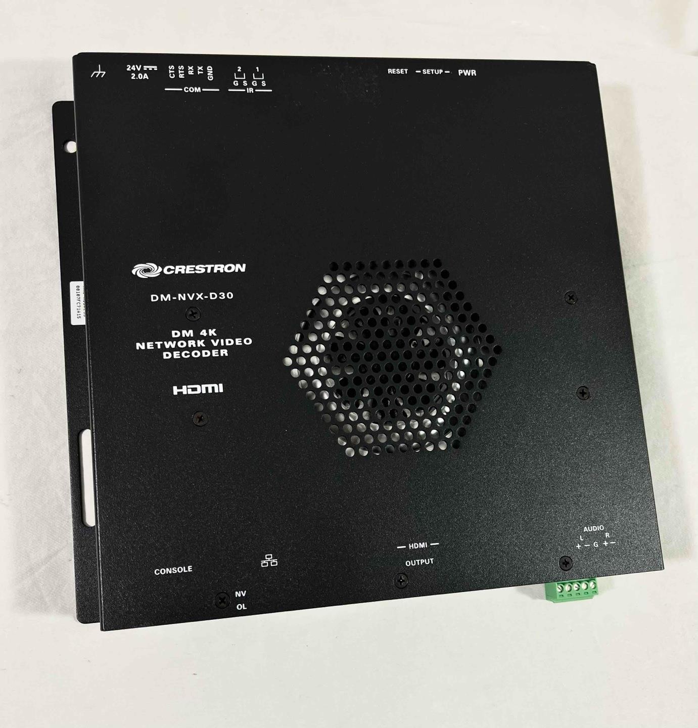 Crestron DM-NVX-D30 Network 4K HDR AV Video Decoder EXLNT