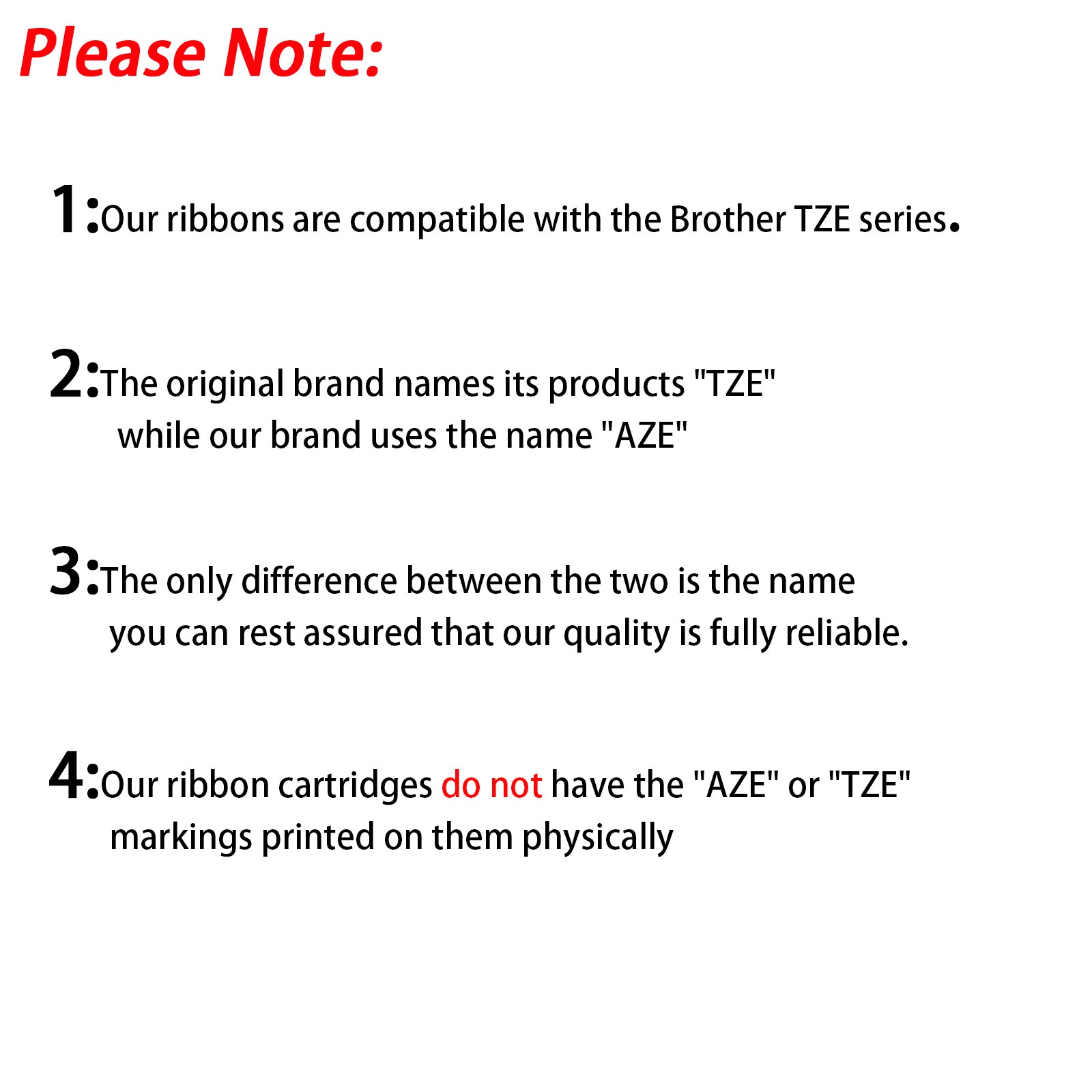 3PK Brother P-Touch TZe-231 TZ-231 12mm Black/White Standard Laminated Tape 0.47