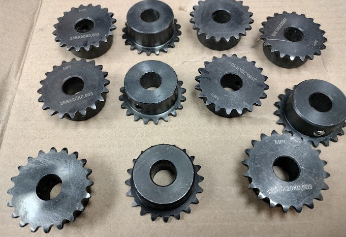 ROUNDUP SPROCKET 25BX20X0.503 #7001329 USED IN CONVEYOR TOASTERS.