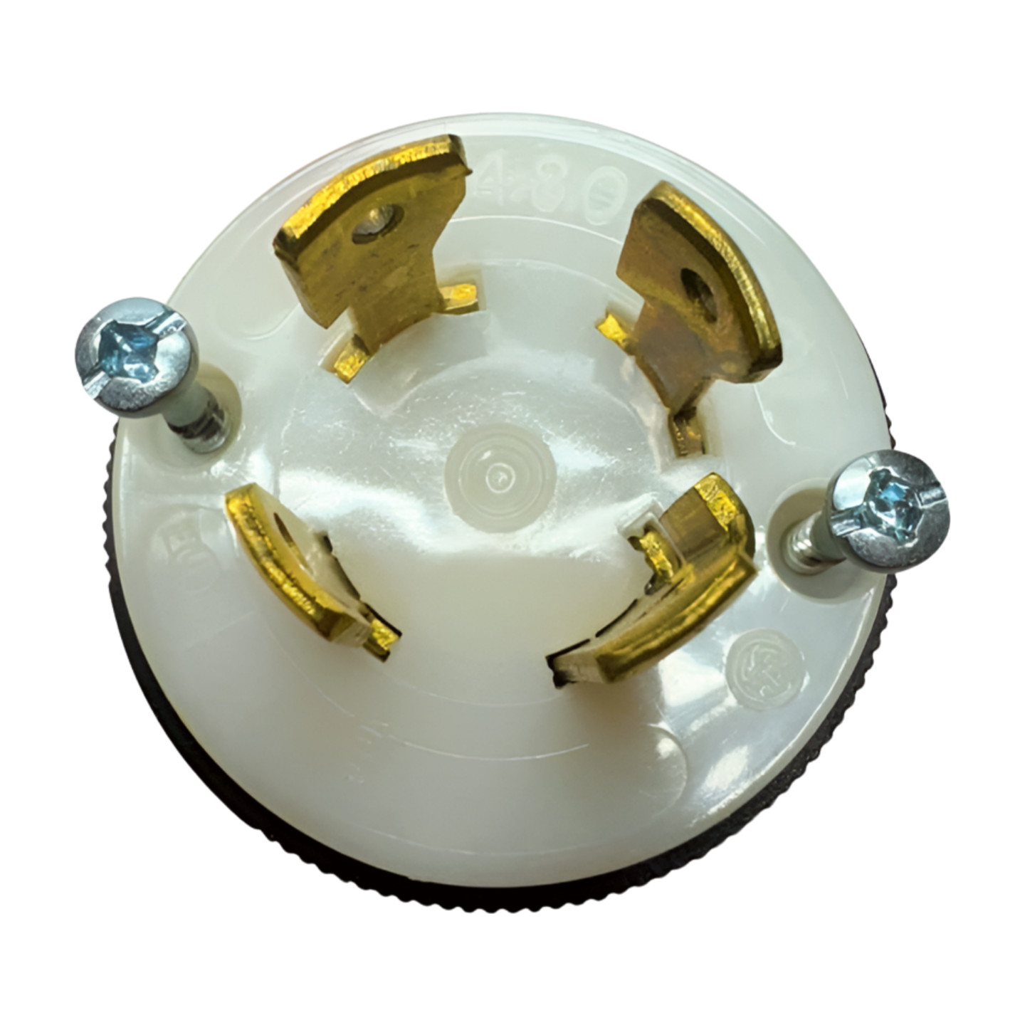 Hubbell HBL2731 Insulgrip Twist-Lock Male Plug, 3-P, 30A, 480VAC, NEMA L15-30P