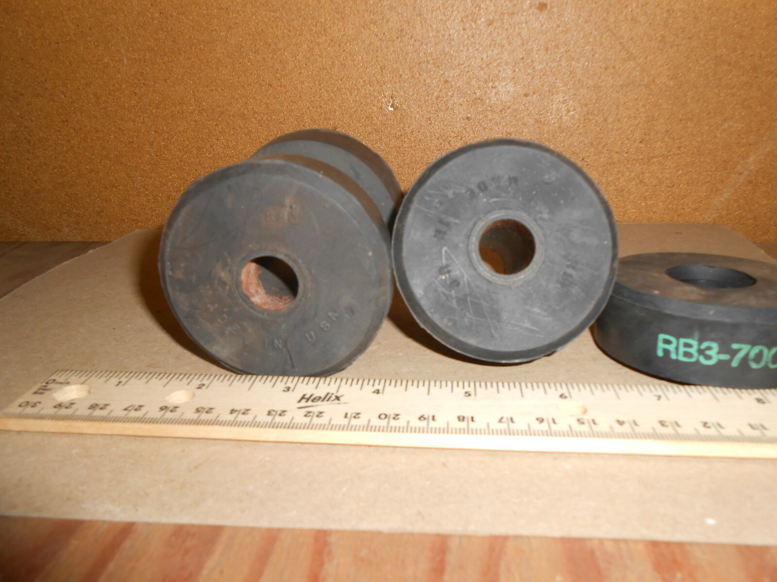 Lot of 2ea. Korfund Dynamics 2 Piece Bushing Shock Vibration Body Mount RB3-700