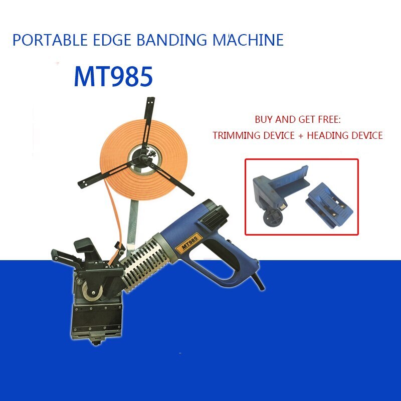 MT985 Woodworking Portable Curved and Straight Line Manual Edge Banding Machine