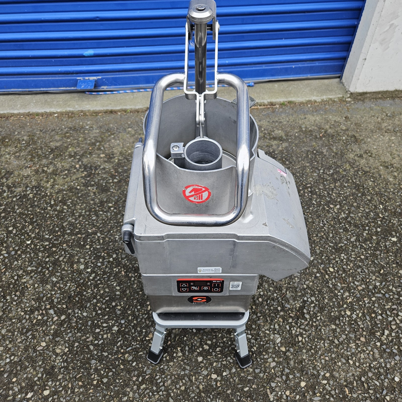 Sammic CA-411 VV Vegetable Processor 400-1300 lbs per hr Pre-owned