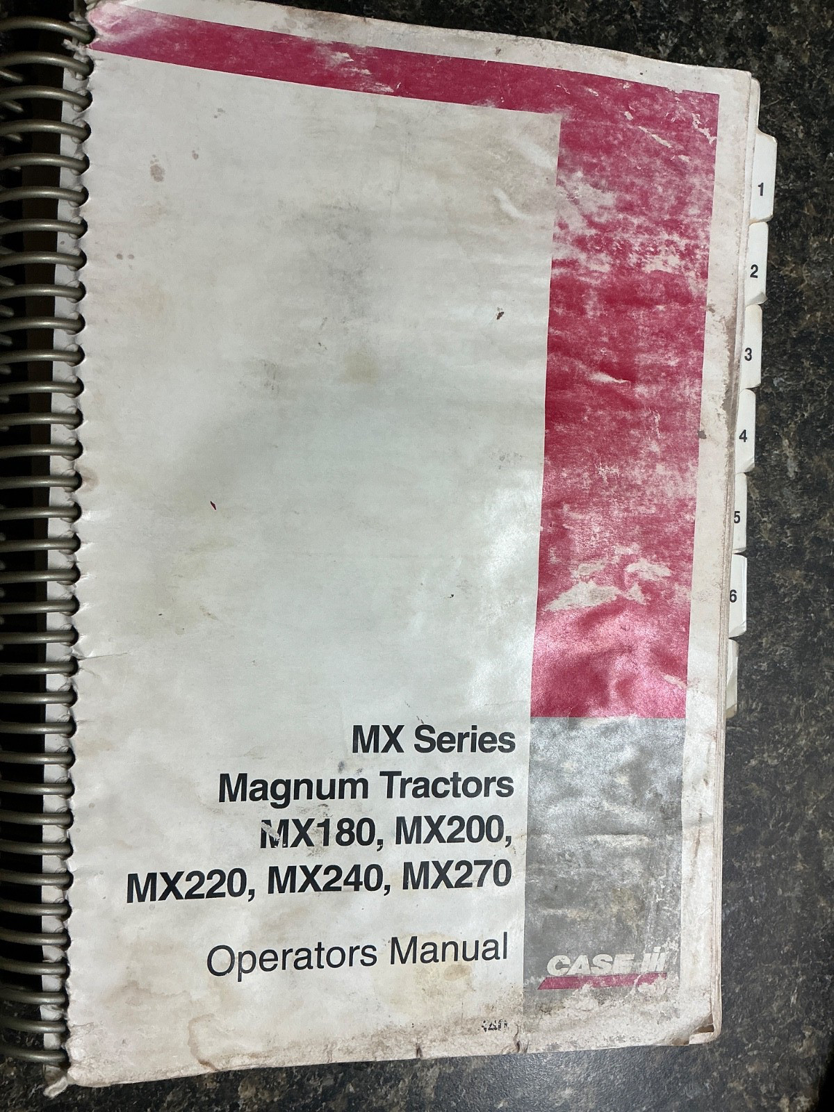 Case MX Series Magnum Tractors MX180, 200, 220, 240, 270, Operator’s Manual