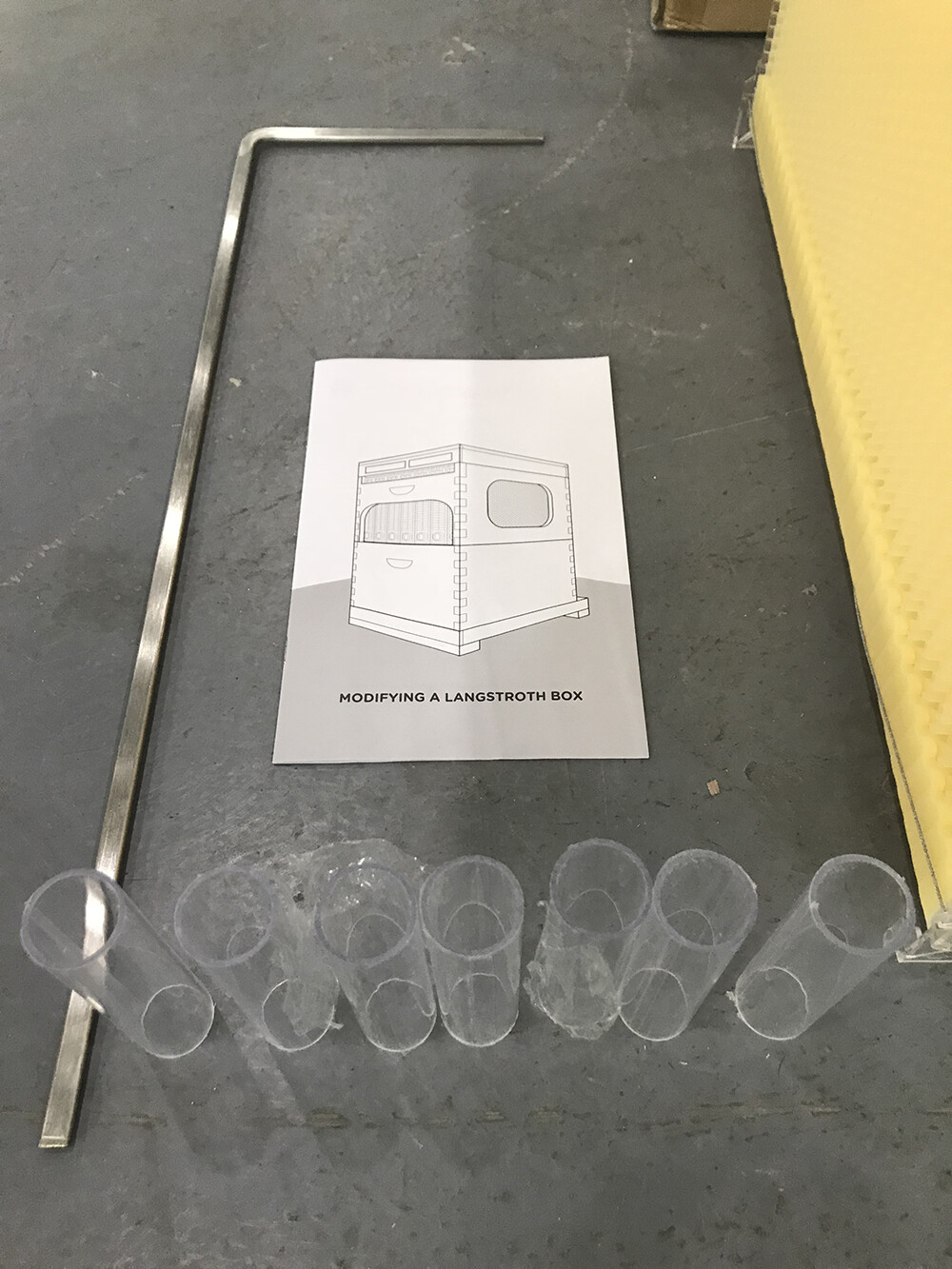 Auto Drain Honey Bee Hive Bee Boxes Beehive Starter Kit +7 Beekeeping Frames New