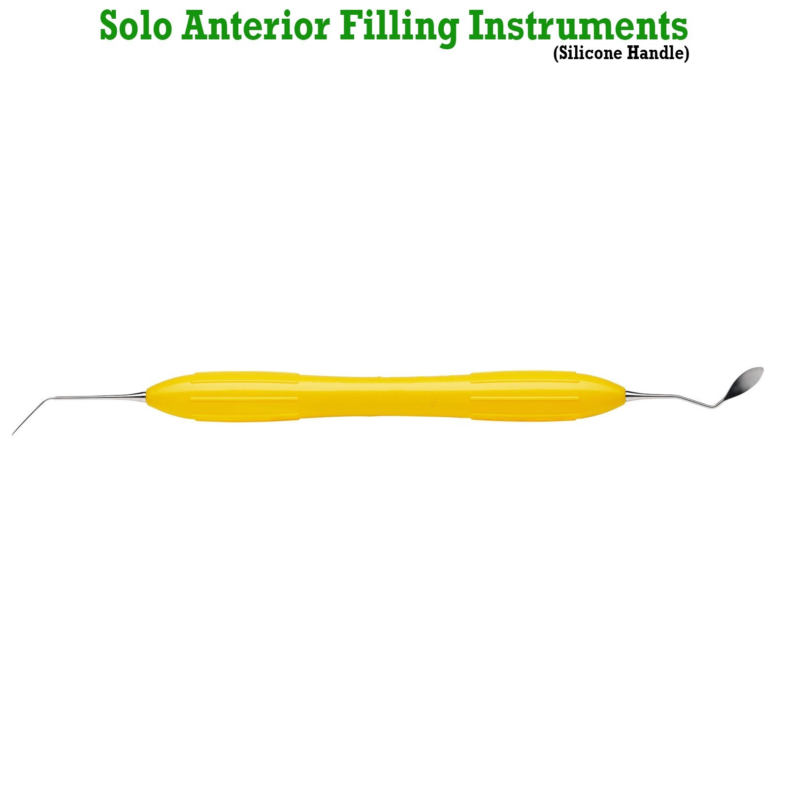 Solo Anterior Dental Composite Filling Instruments Restorative Silicone Handle