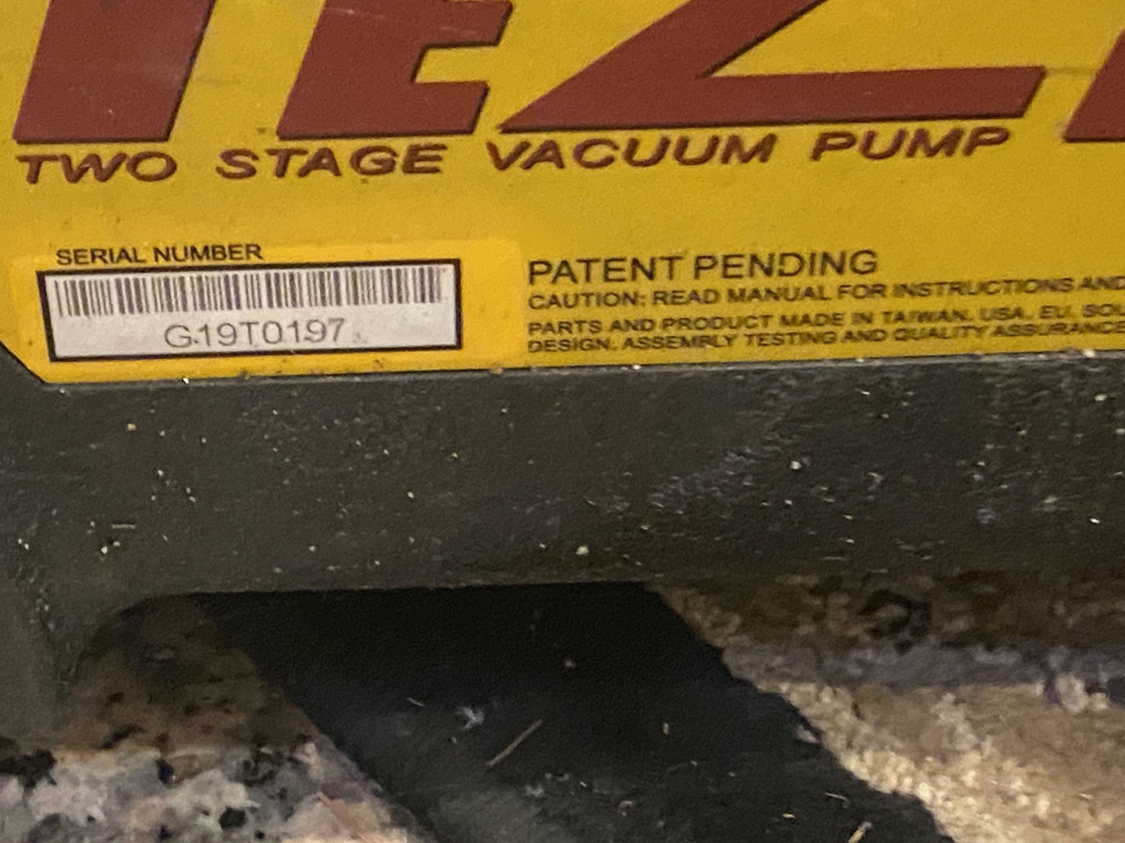 Appion Tez 8 CFM Two-Stage Vacuum Pump SAME DAY SHIPPING NICE UNIT