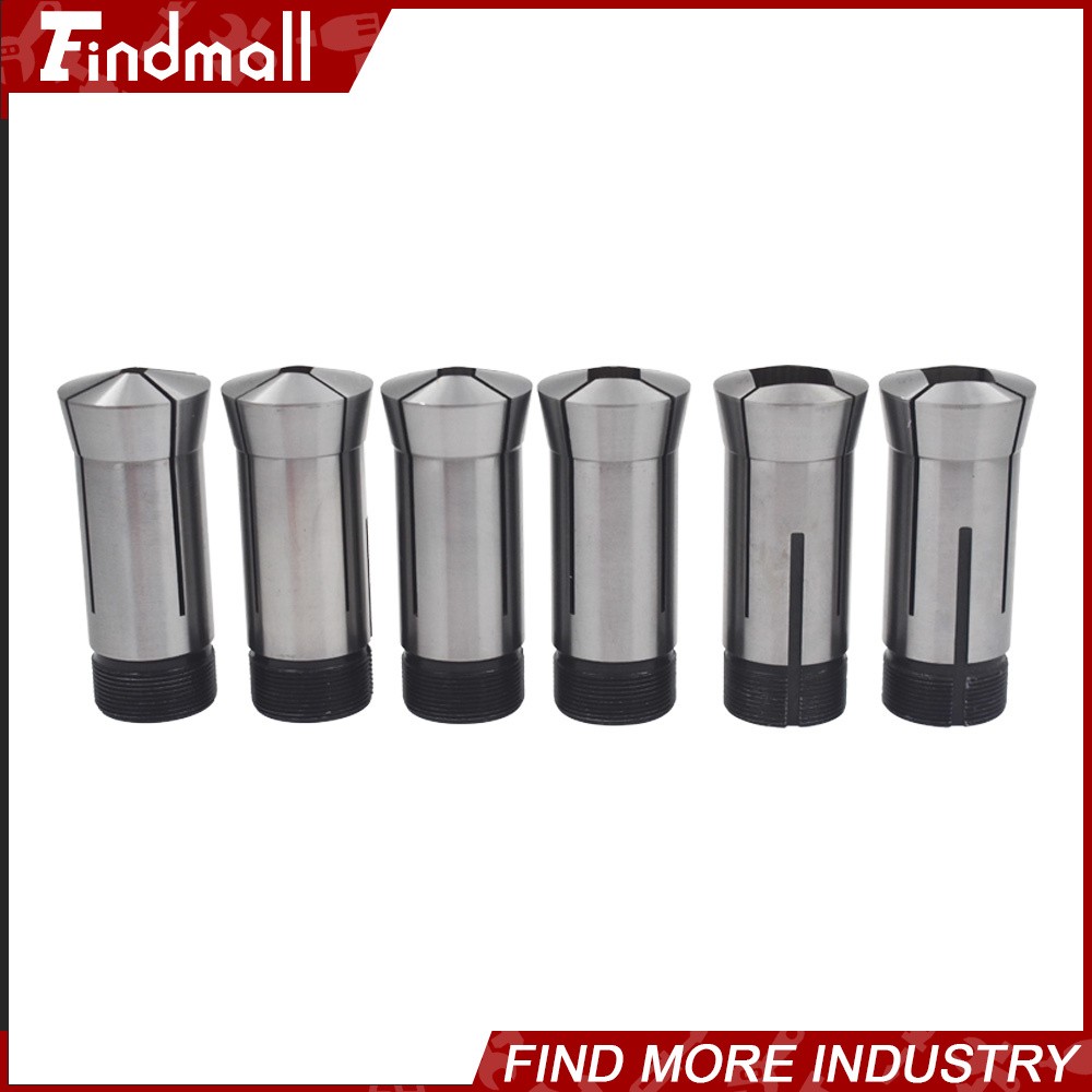 Findmall 5C Square Collet 6 PC Set 1/4″,5/16″,3/8″,1/2″,5/8″,3/4″
