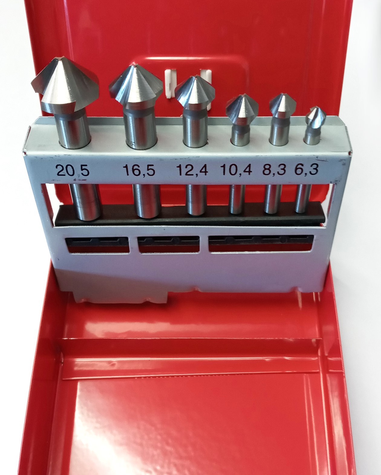 RUKO Countersink Set DIN 335 Type C 90° HSS – 6 pcs. 102152 Germany