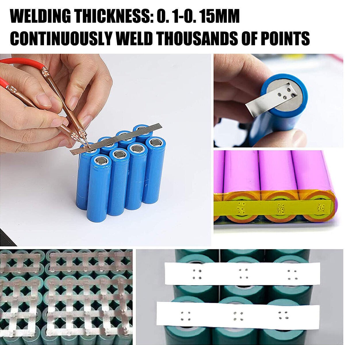 Mini DIY Spot Welder Machine 6 Gears For 18650 Battery Welding Tool Kit Portable