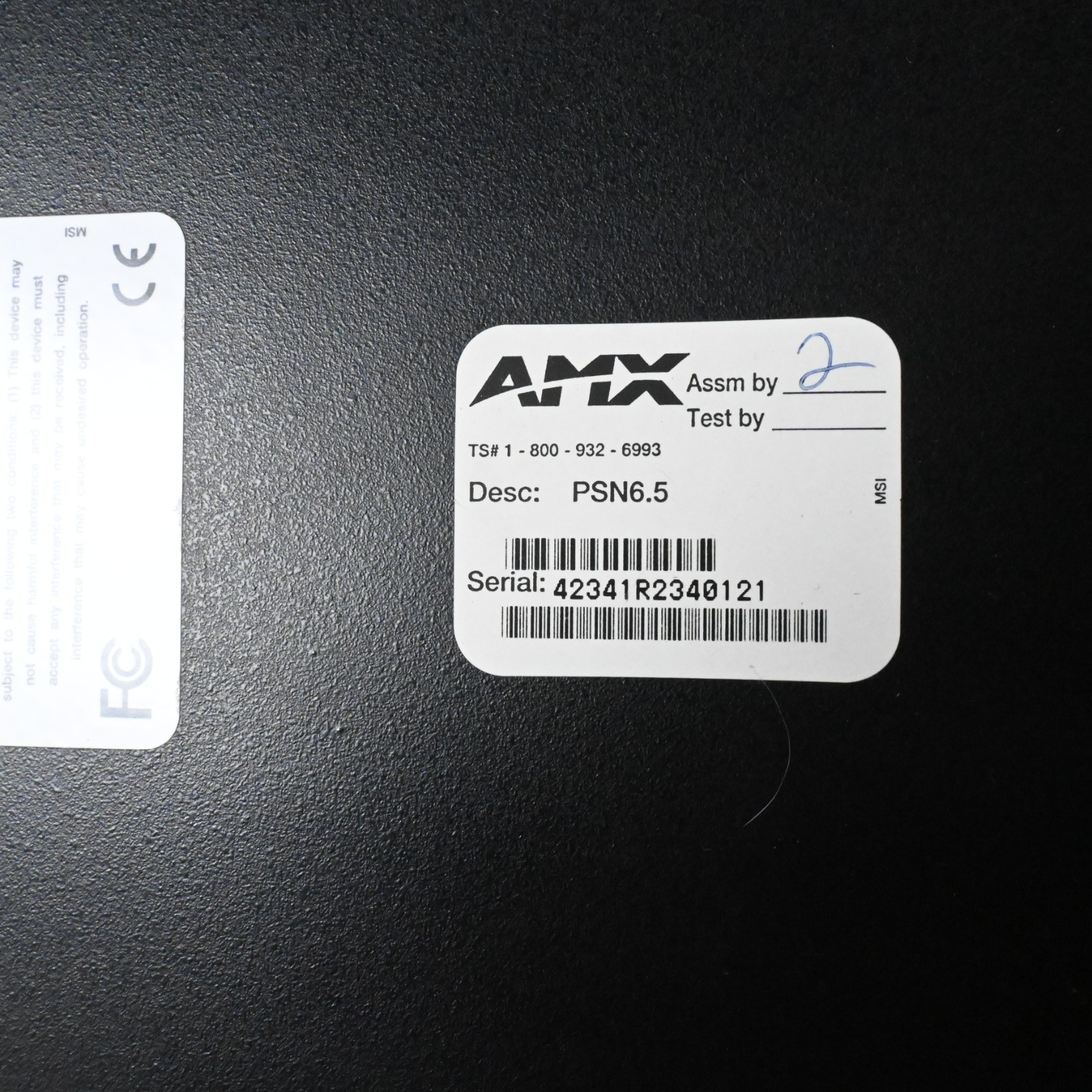 AMX Class I Power Supply With Cord PSN6.5, AP5314X NEW IN BOX FREE SHIPPING