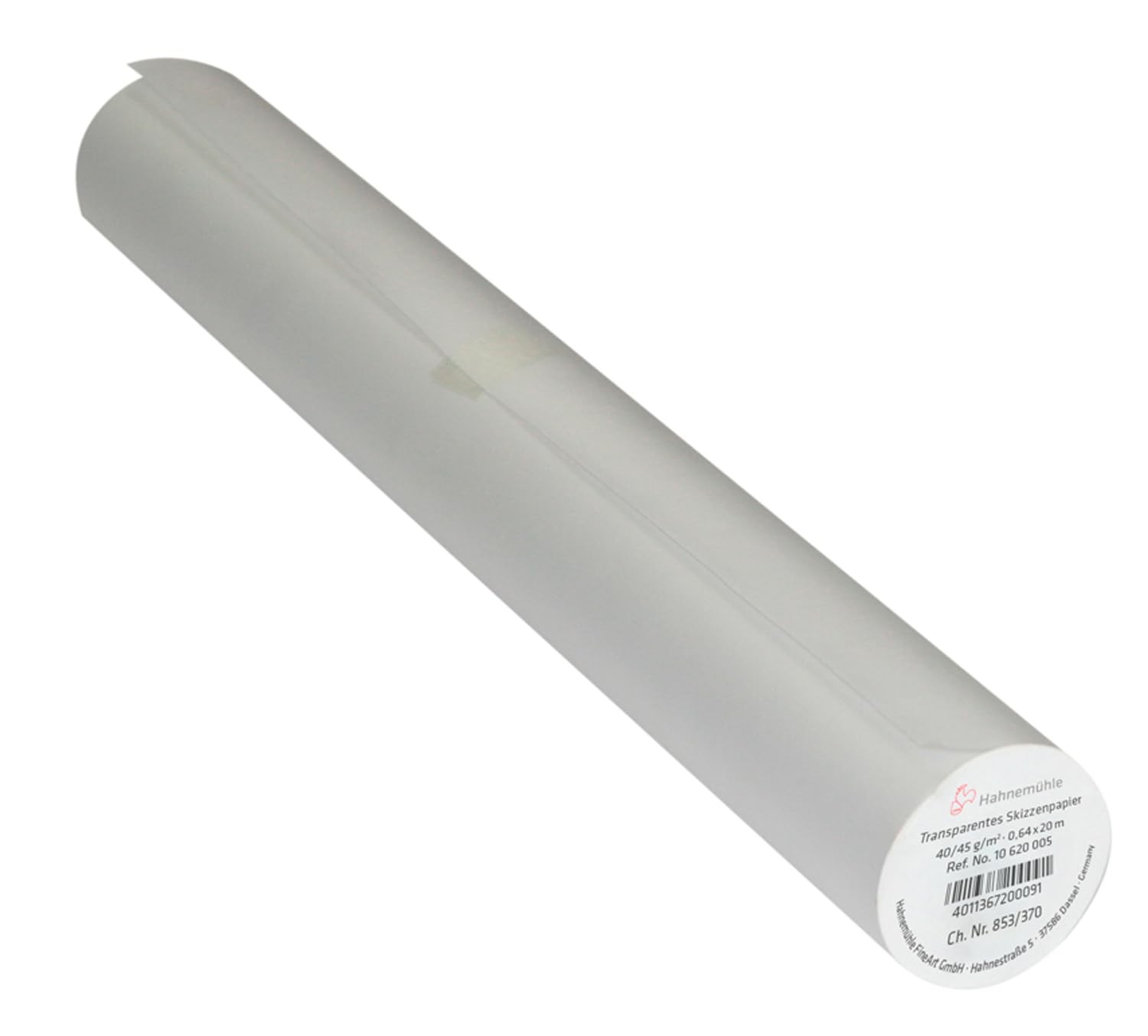 Sketch Paper Roll, 0.64 x 20m, Transparent, Wood Free, 45g/m²