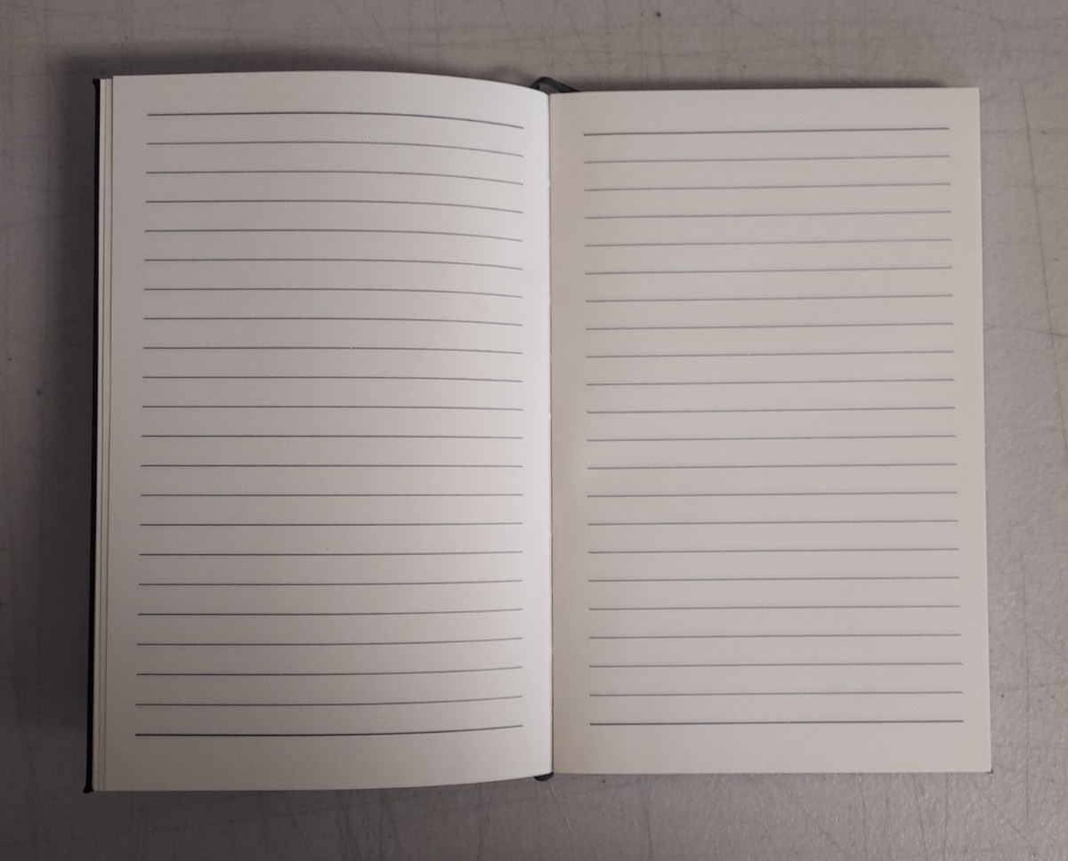 8 x 5.5 inch Journal with Lined Pages Red