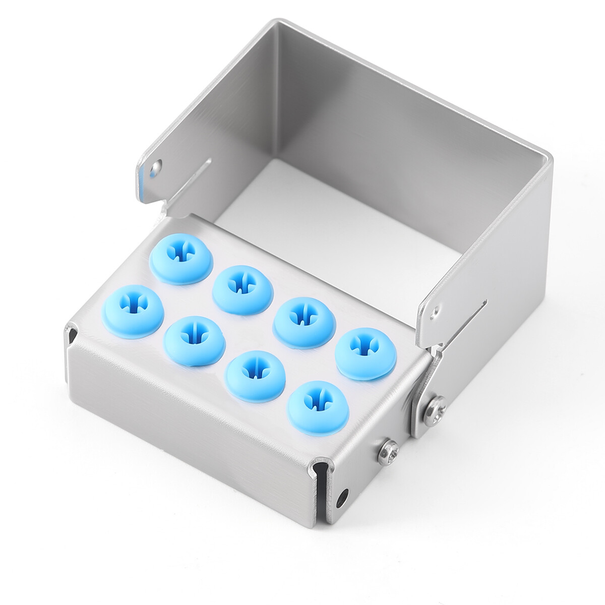 8/30 Holes Dental Bur Holder Disinfection Block Case Box Dentist Stand Autoclave