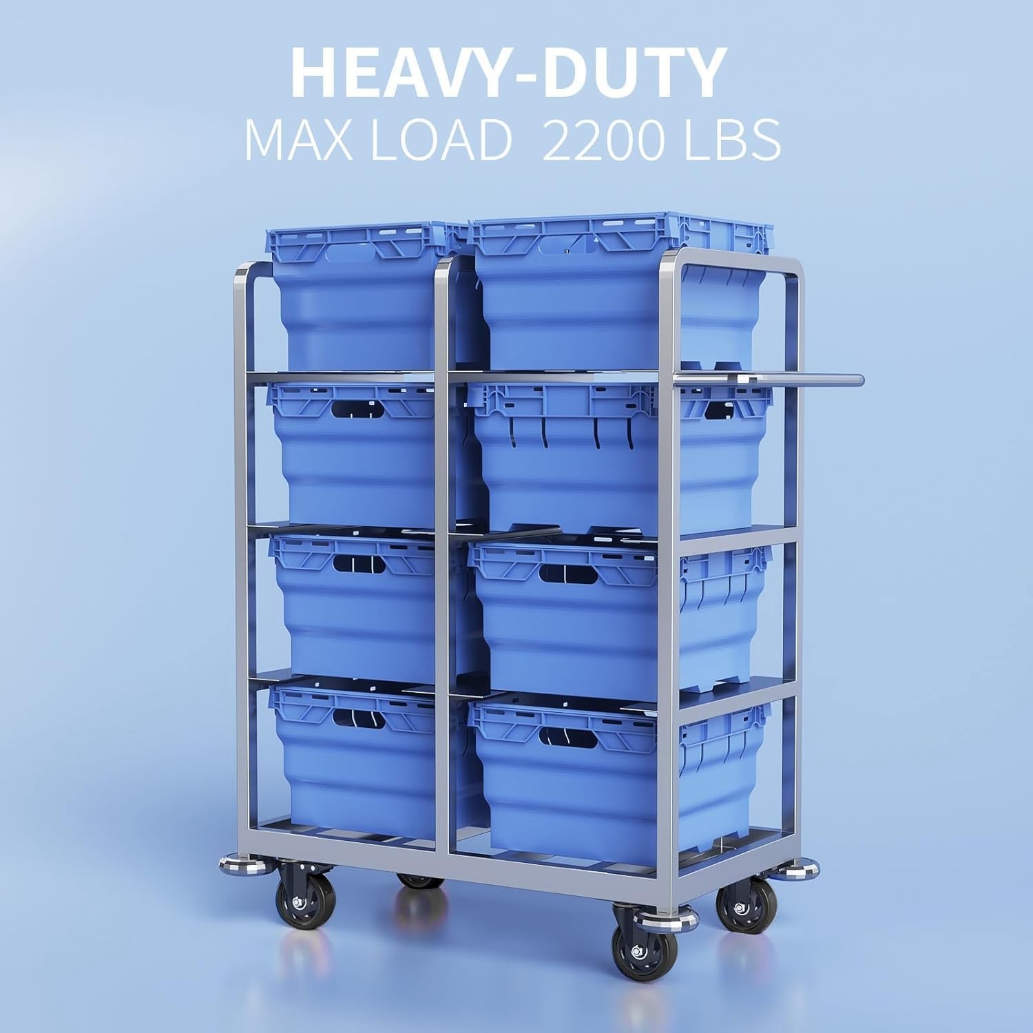 Versatile 4-Inch Heavy Duty Casters – Ideal for DIY Furniture Projects (4-Pack)