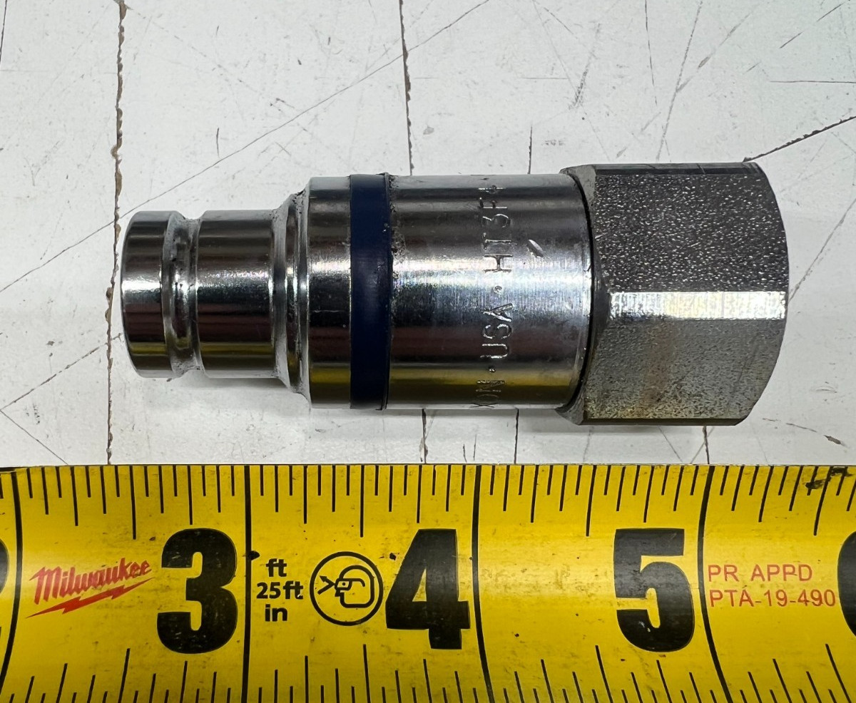 Dixon HT3F4 HT-Series Flush Face Female Threaded Plug 1/2″ Female NPTF Steel