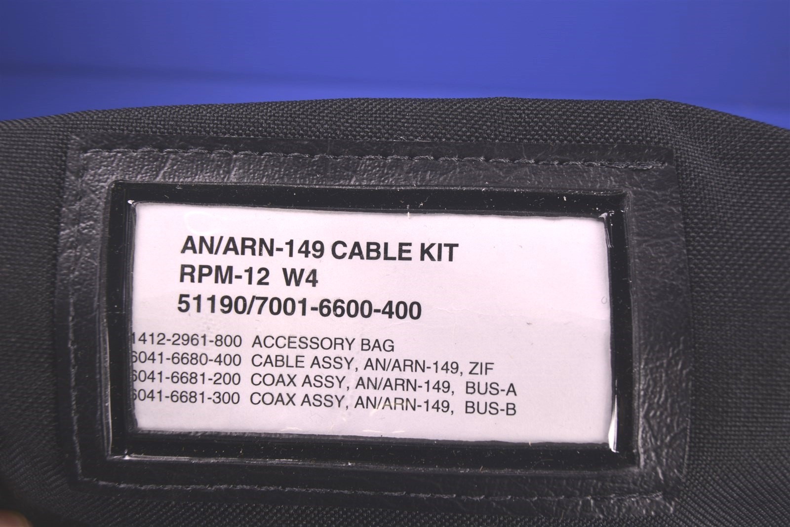 Aeroflex Cable Kit # 7001-6600-400 for AN/ARN-149 Automatic Direction Finder Sys