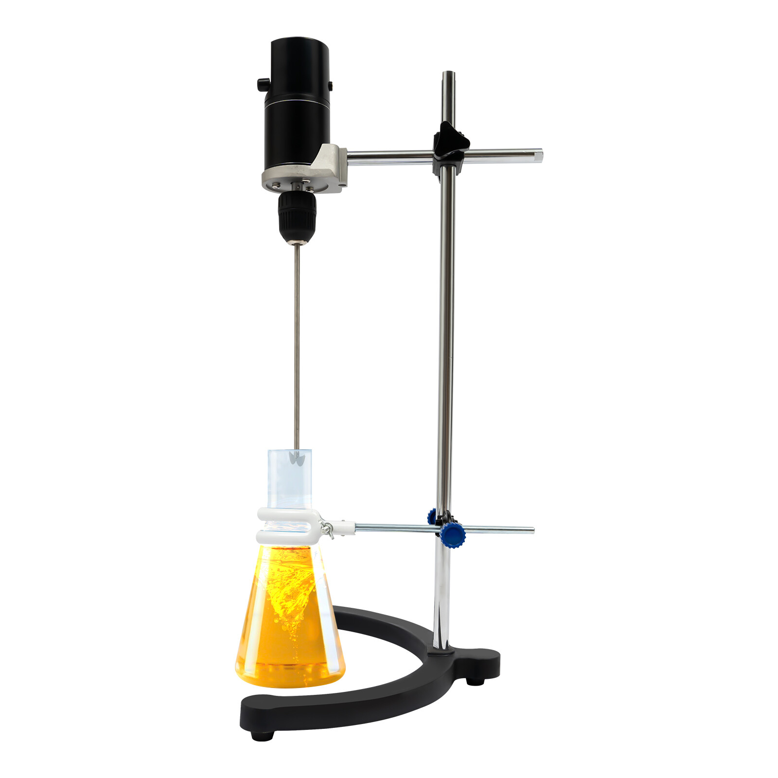 120W Adjustable Electric Overhead Stirrer Max 40L Digital Lab Mixer Time & Speed