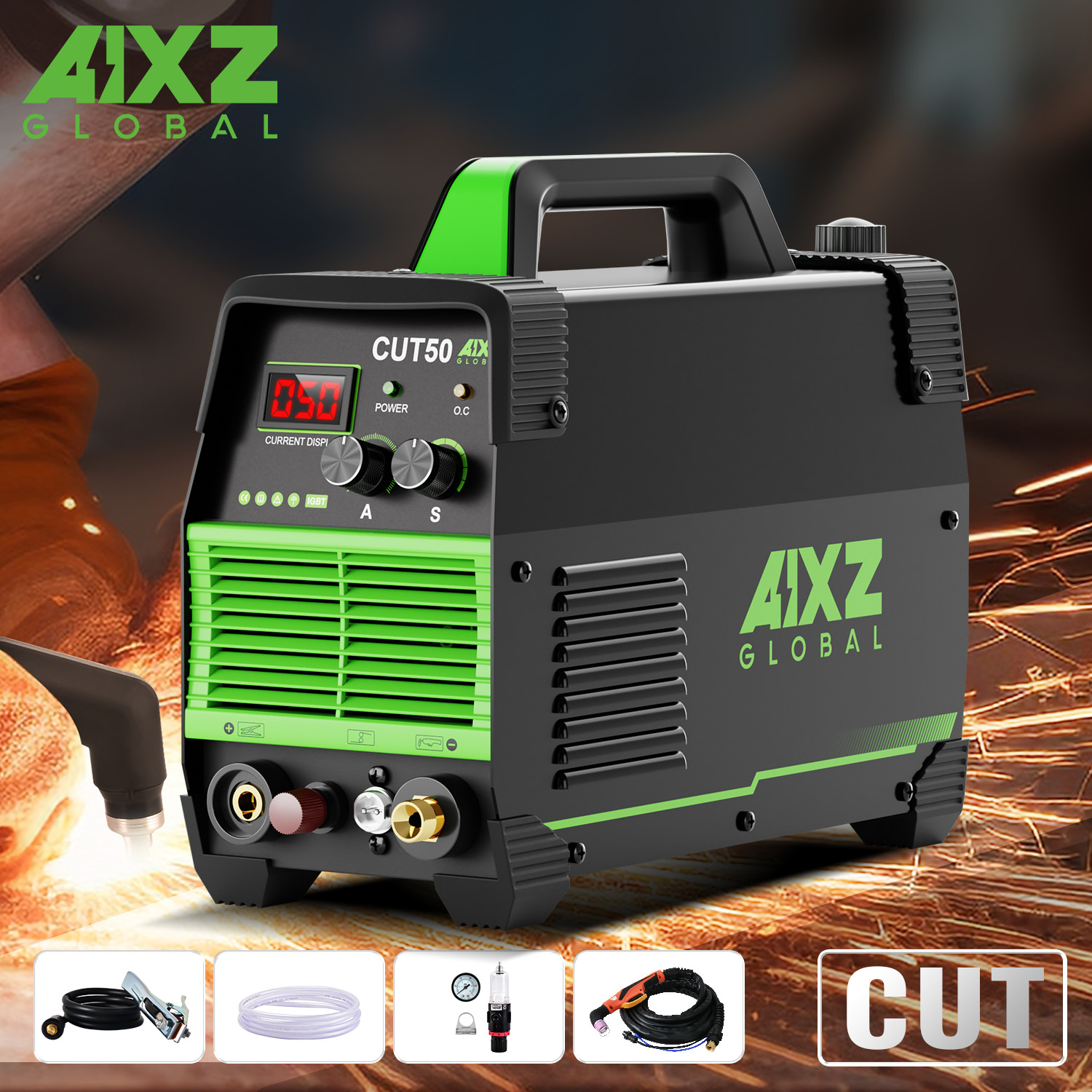 110/220V Non-Touch HF, Plasma Cutter with Helmet &Gloves For HOME DIY US STOCK