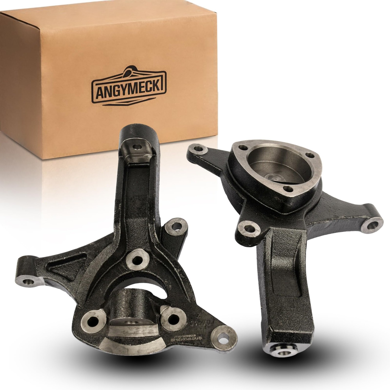 Pair 4.5 Inch Lift Spindles Knuckles 2WD for 07-17 Silverado 1500 Tahoe Suburban