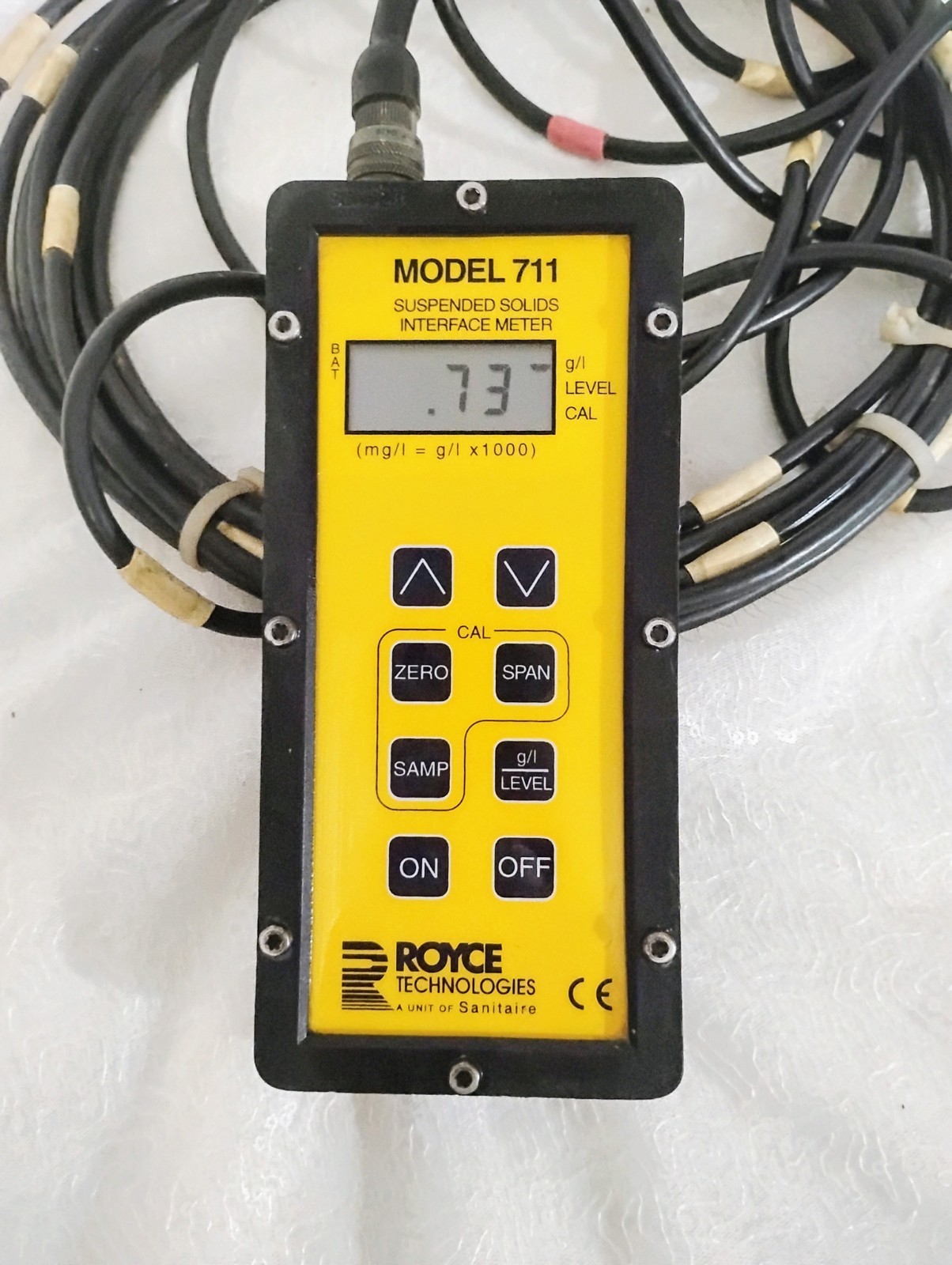 Royce ITT, Model 711/71, Suspended Solids Interface Level Analyzer Meter