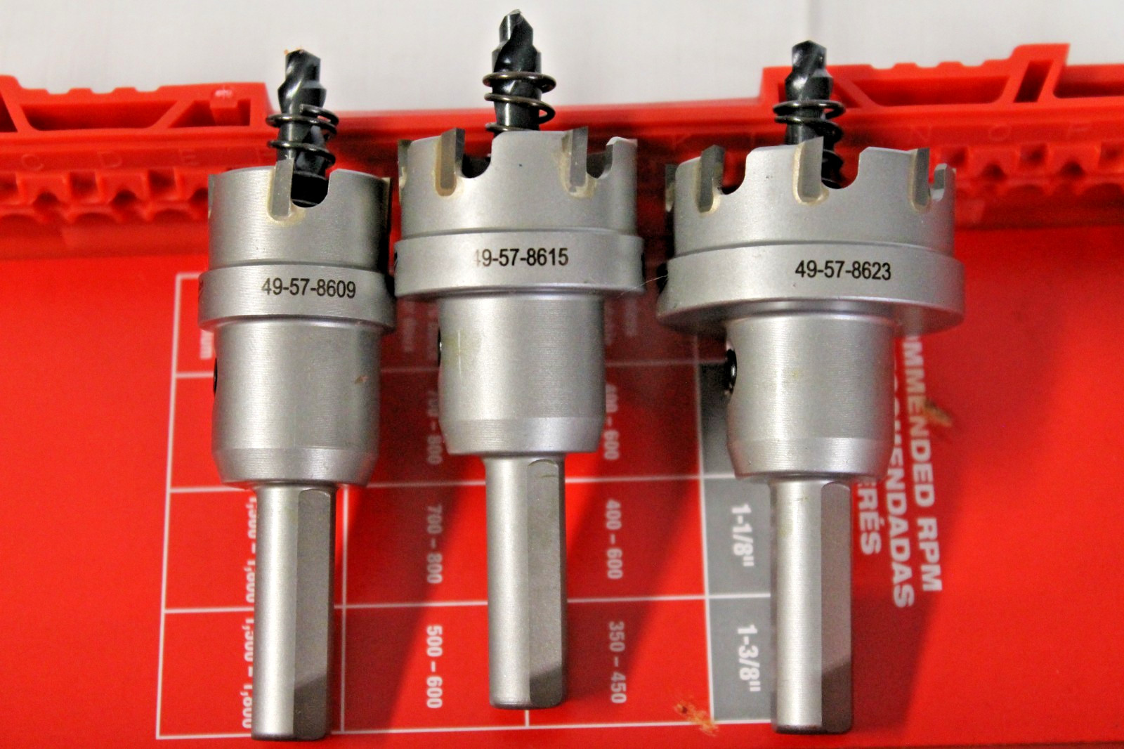 Milwaukee One-Piece Carbide Hole Cutter Set – 4PC 49-22-8610