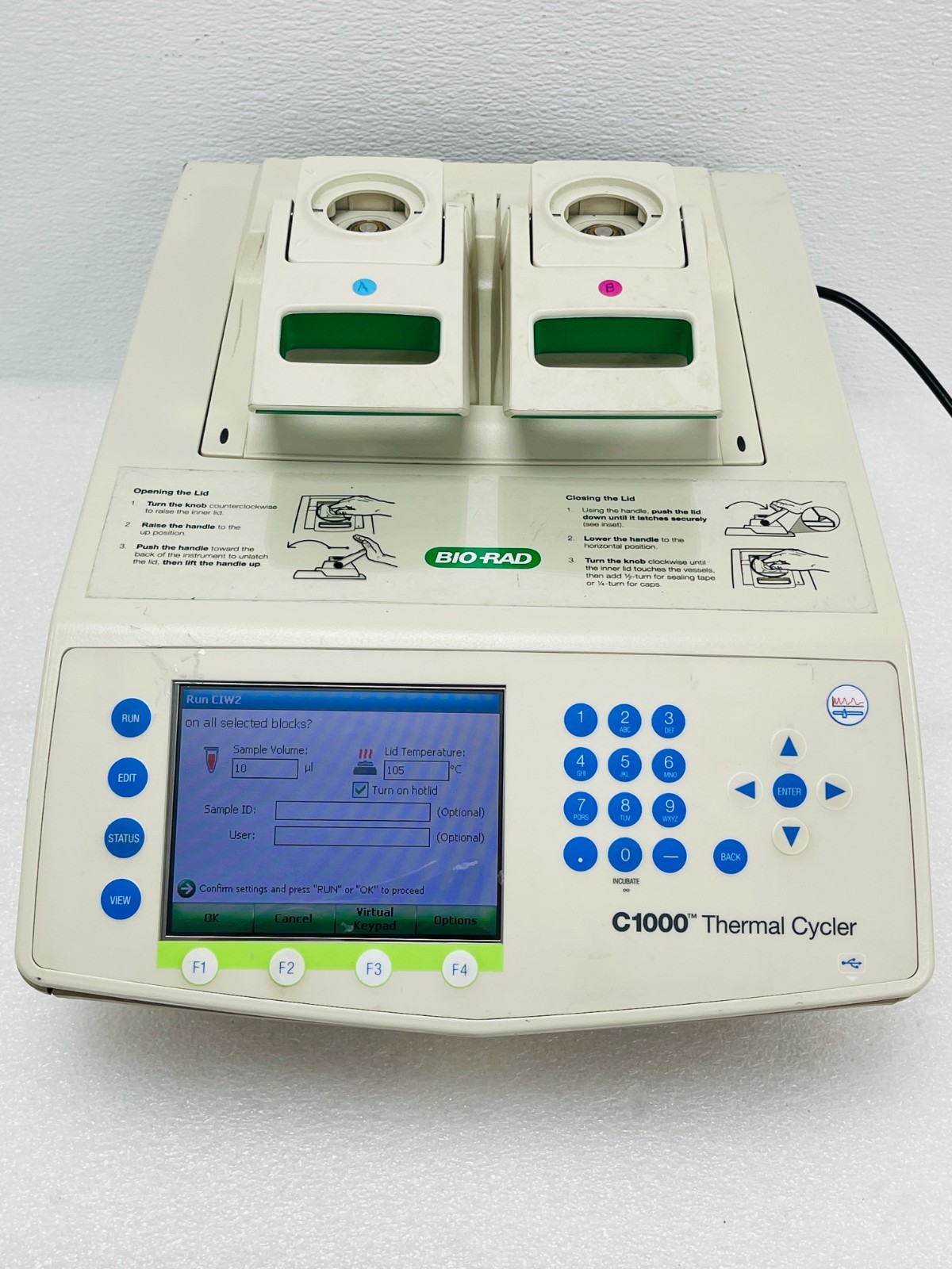 USED – Bio-Rad C1000 PCR Thermal Cycler With Dual 48-Well Reaction Blocks