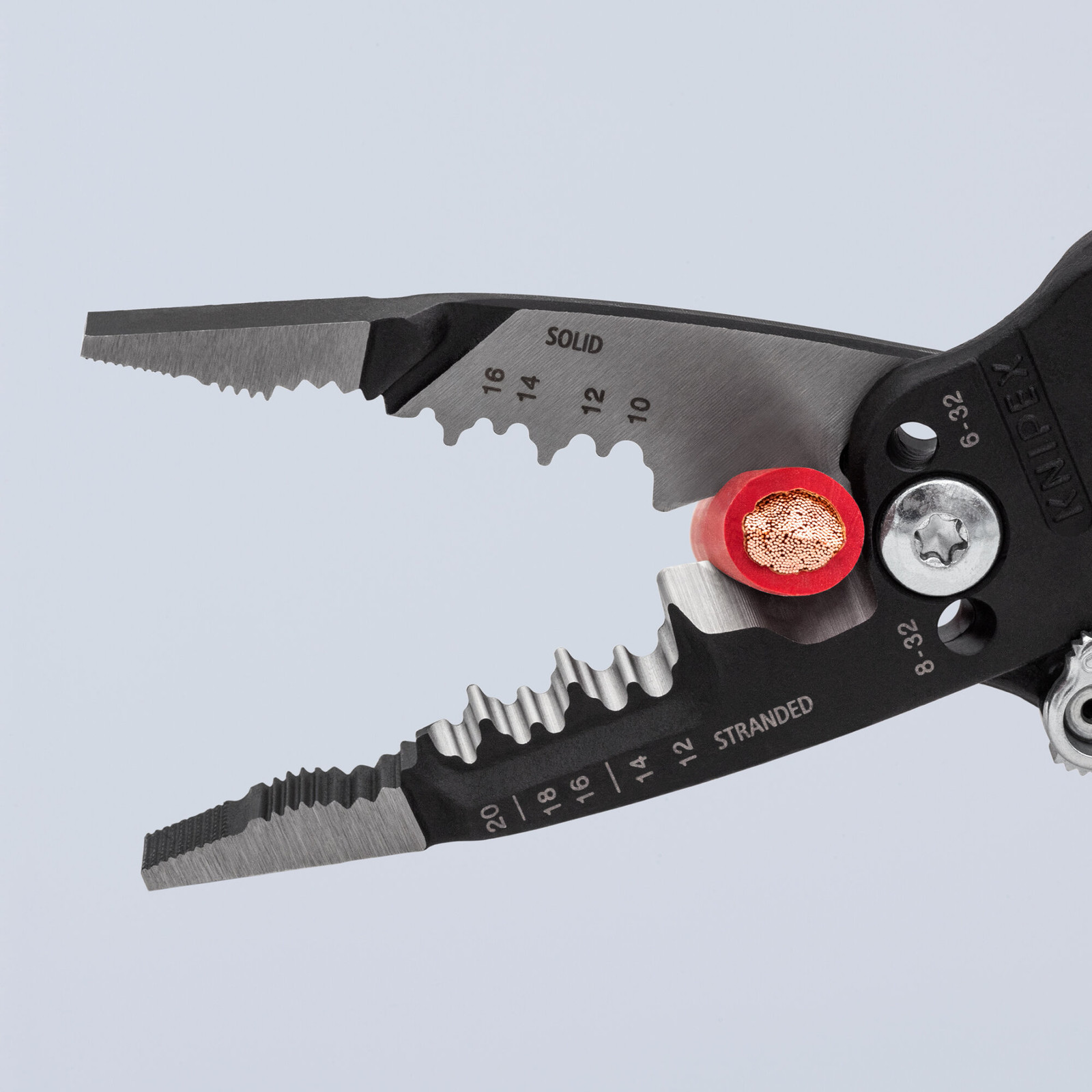 Knipex 13 71 8 SBA 8″ Forged Wire Stripper 20-10 AWG