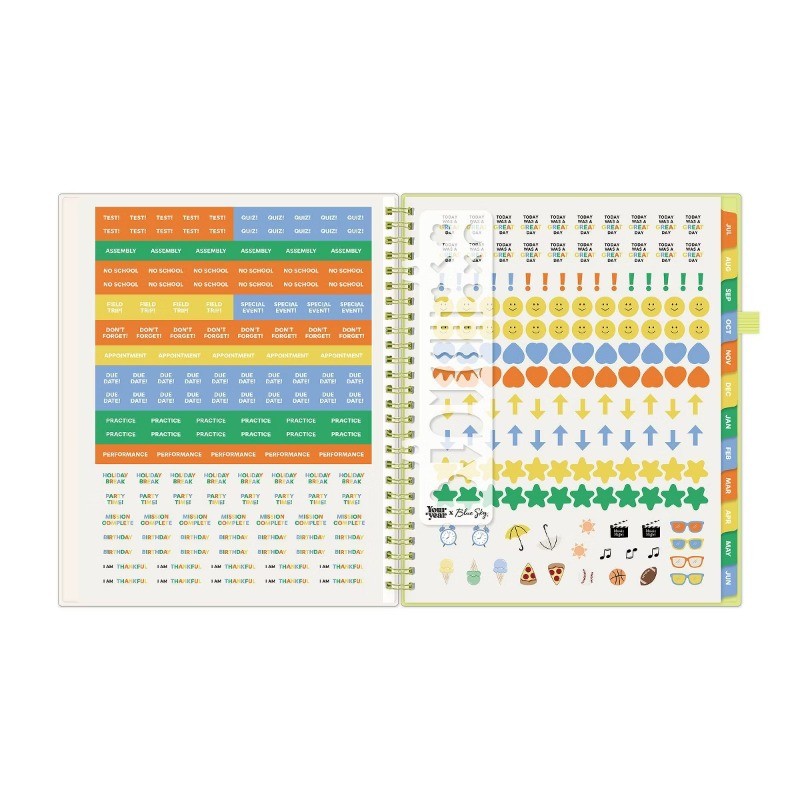 Blue Sky Your Year Elementary Weekly/Monthly Planner Wirebound 7″x9″ Huxley