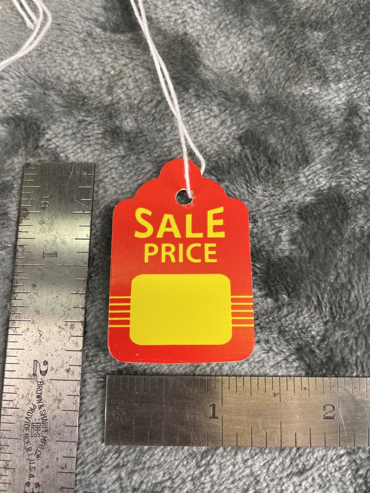 70+ Lot of Red Yellow Tags With String Large Merchandise Garment SALE PRICE
