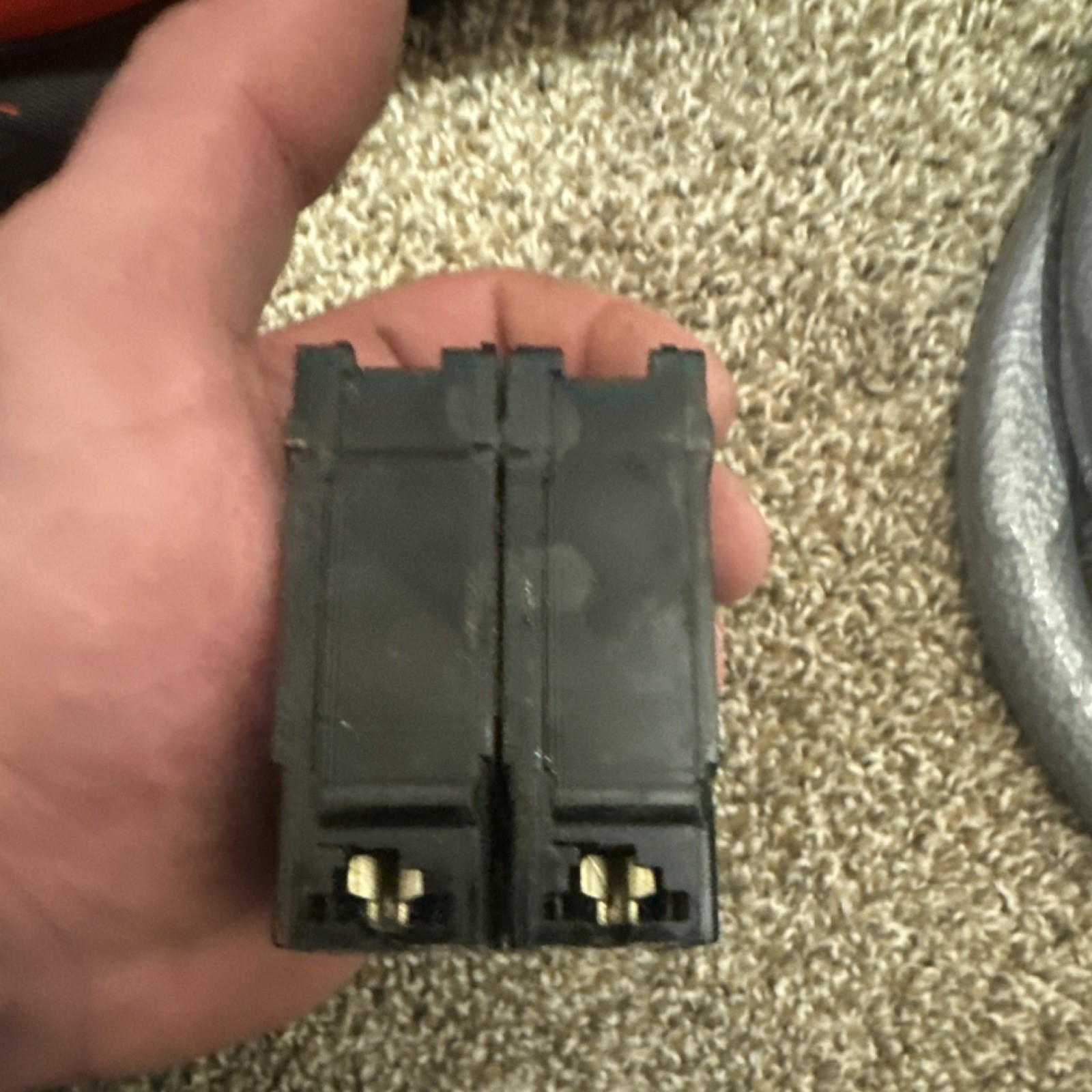 GE 100 Amp 2-Pole Circuit Breaker, 91-100A, Black Plastic, Single Pack