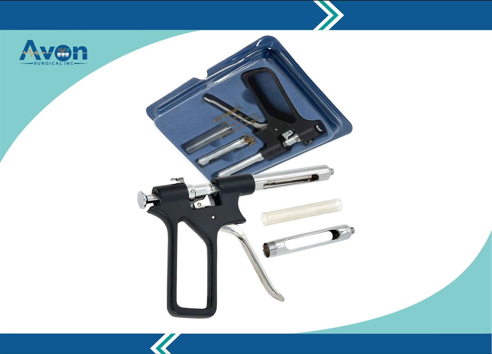 1.8mL Intraligamental Anesthetic Syringe Gun Type, Stainless Steel Plant Tool