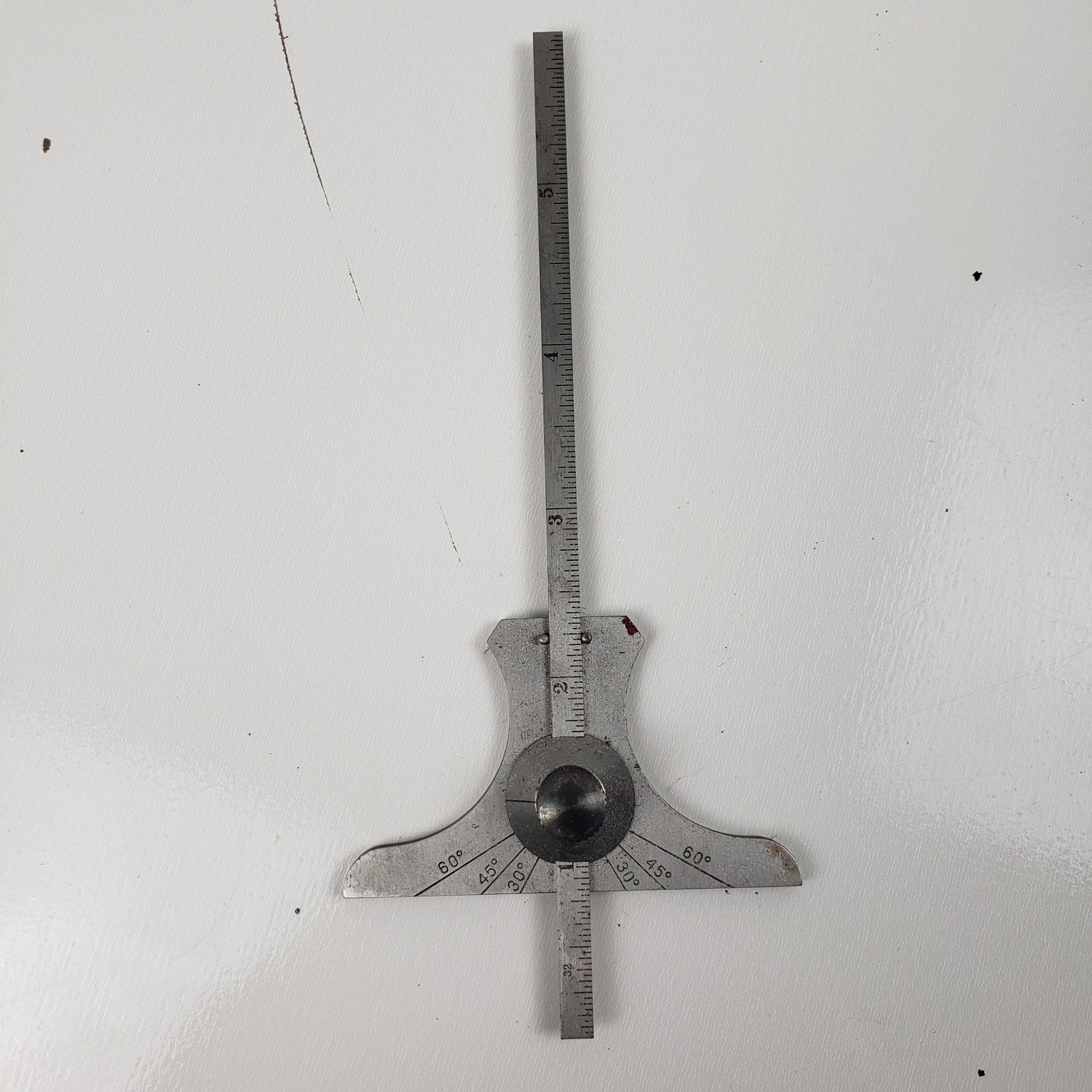 Starrett No 236 Depth and Angle Gage 6 Inch Tempered Steel Rule Machinist Tool