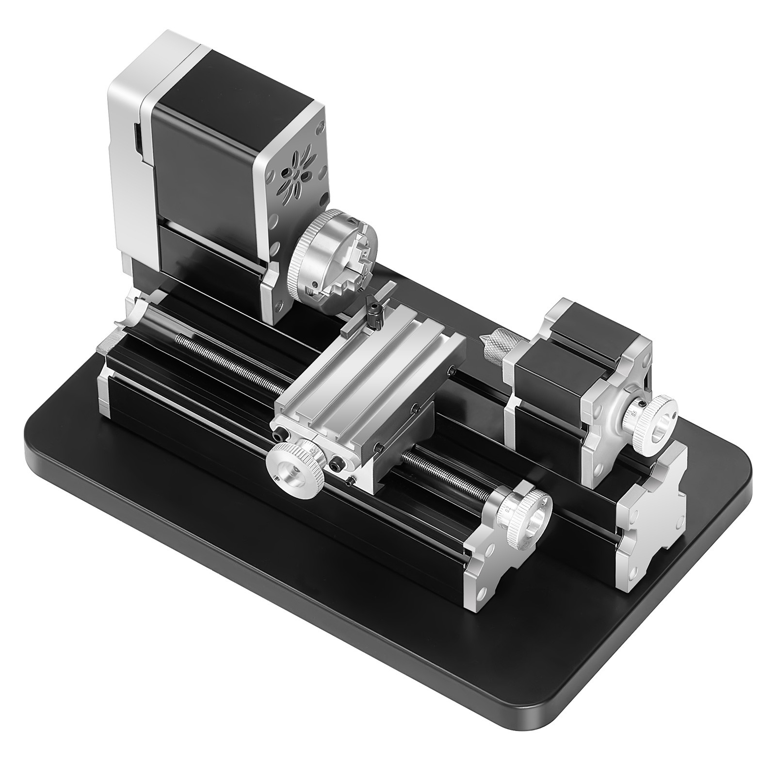 Mini Metal Lathe Machine 2.76 x 5.12 in Power Metal Lathe 20,000 RPM 36W