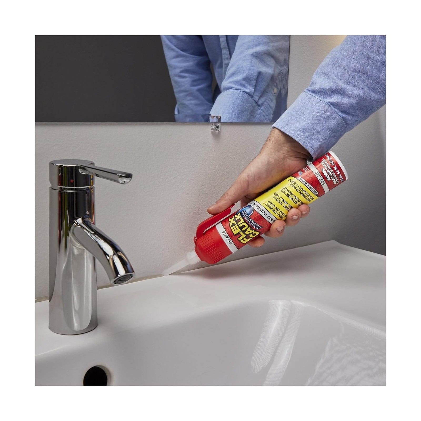 Flex Caulk, Waterproof & Weatherproof Hybrid Polymer Sealant, S… USA FAST SHIP