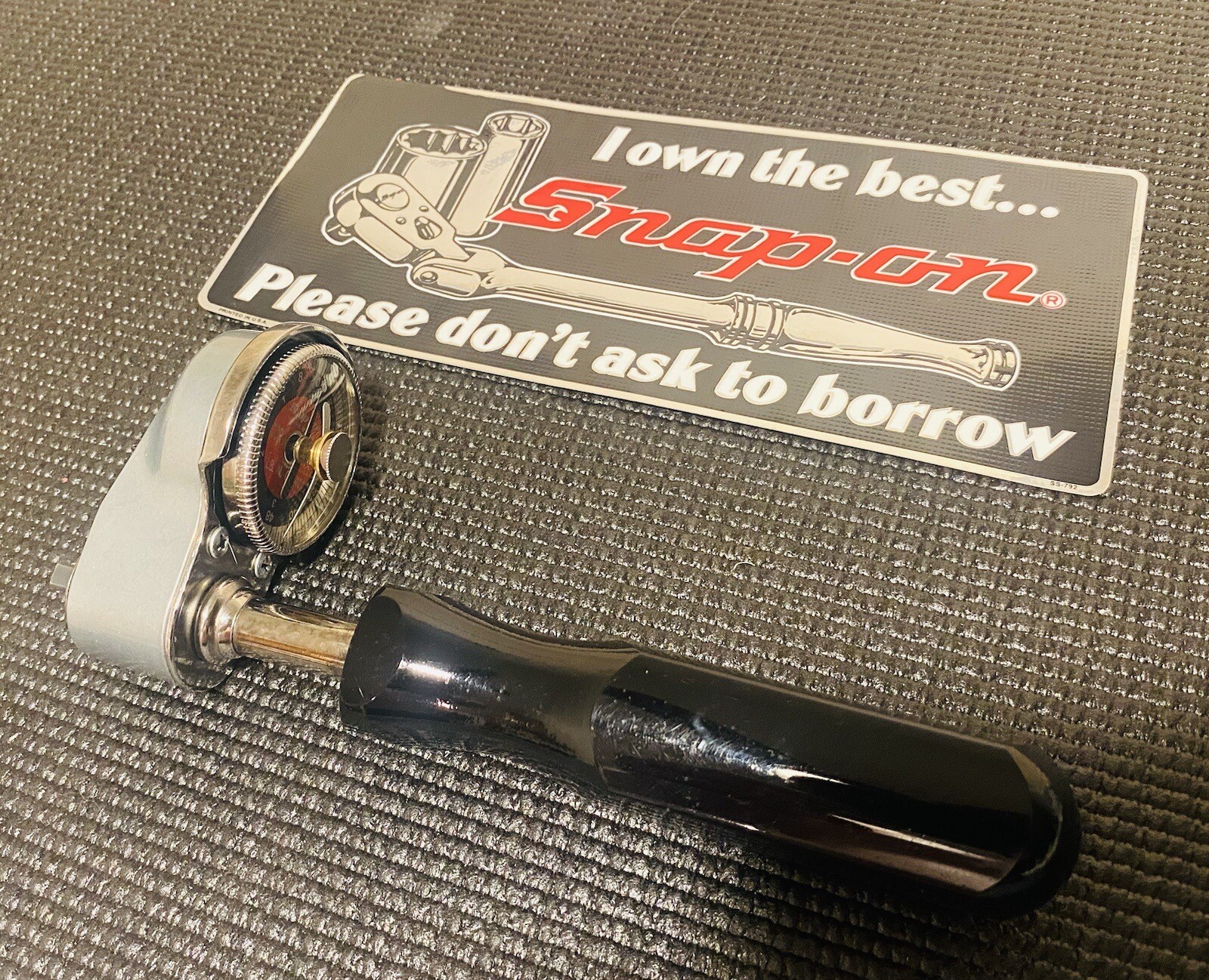 New NOS 2009 Snap-on TQS025FUA U.S. Follow-up Torque Driver 1/4″ drive HTF