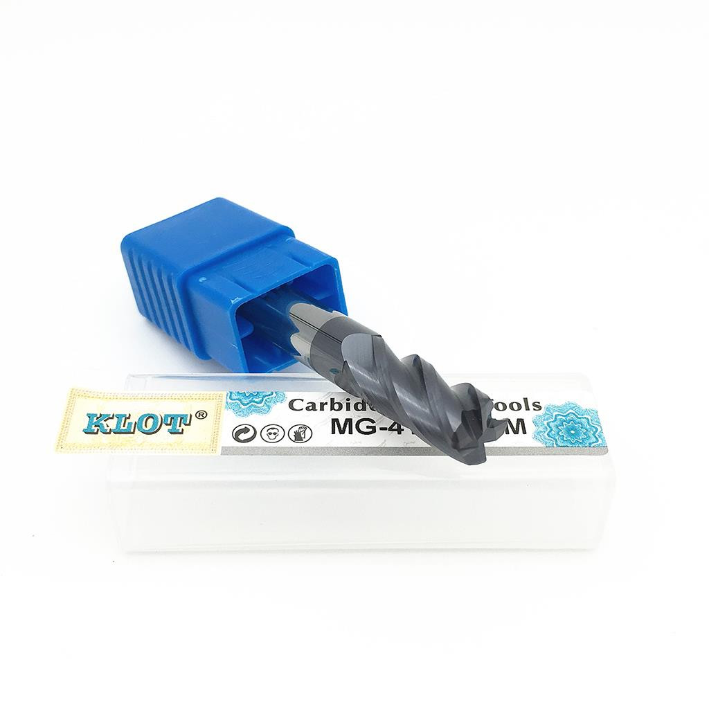 HRC50 Corner Radius ALTiN Coated Solid Carbide End Mill 10mm-12mm 4-Flute