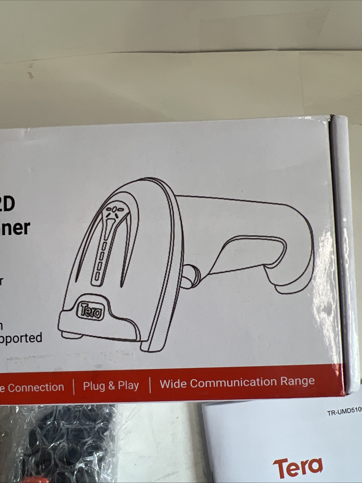 Tera Industrial 1D/2D Wireless Barcode Scanner Model D5100 Bluetooth 2.4G USB