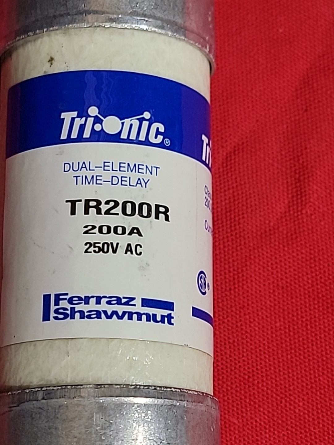 Ferraz Shawmut TR200R Time Delay Fuse Class RK5 200 Amps 250VAC