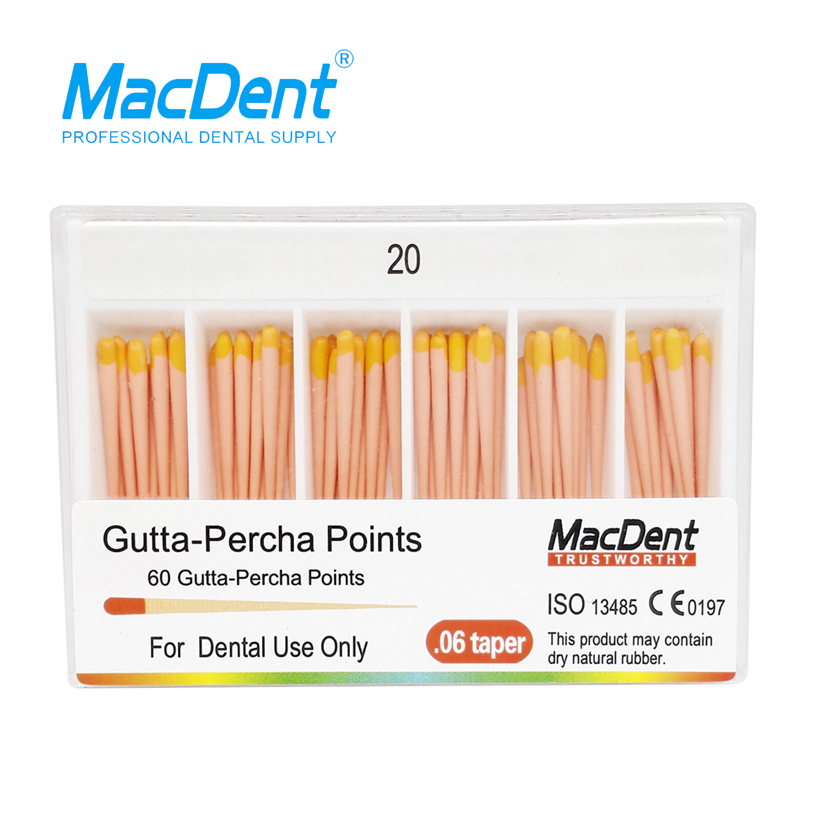 MacDent Dental Gutta Percha Points Absorbent Paper Points Endodontic Root Canal