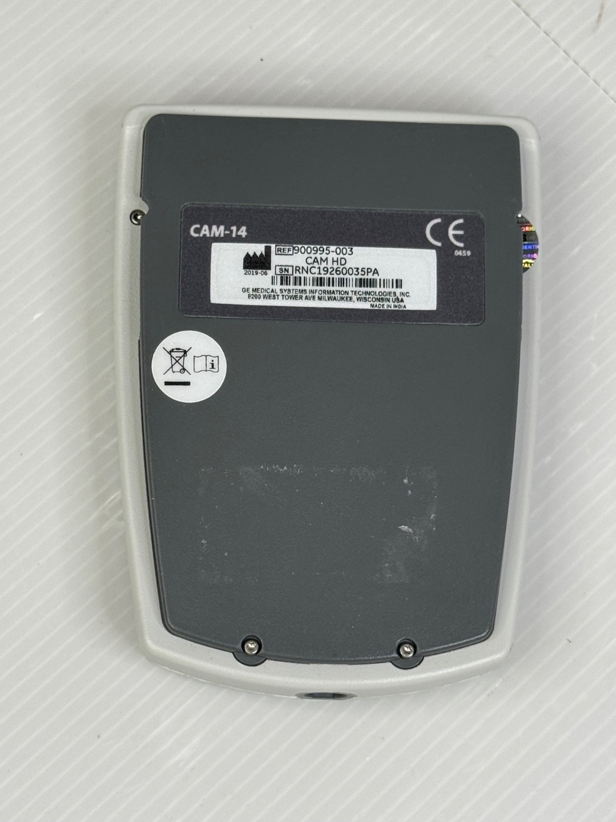 GE CAM-14 HD ECG Acquisition Module 900995-003 MAC 5000 5500 CASE 2019 Untested
