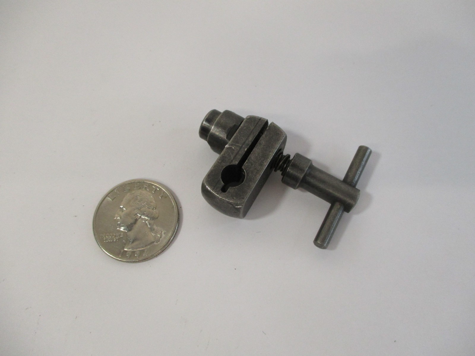Dial Indicator SNUG Height Gage Sleeve Clamp 1/4″ Upright x 1/4″ Mount Hole VGC