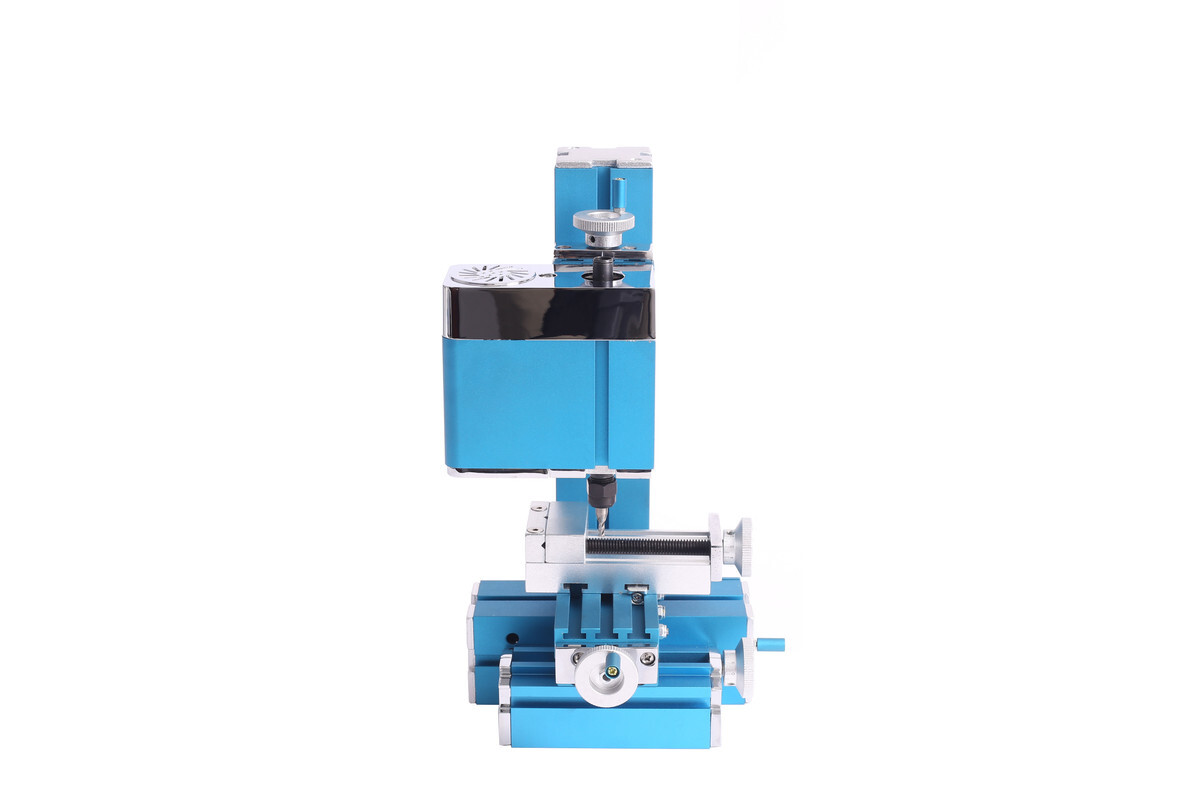 Mini Metal Milling Machine Motorized Metalworking DIY Tool Benchtop for Hobby